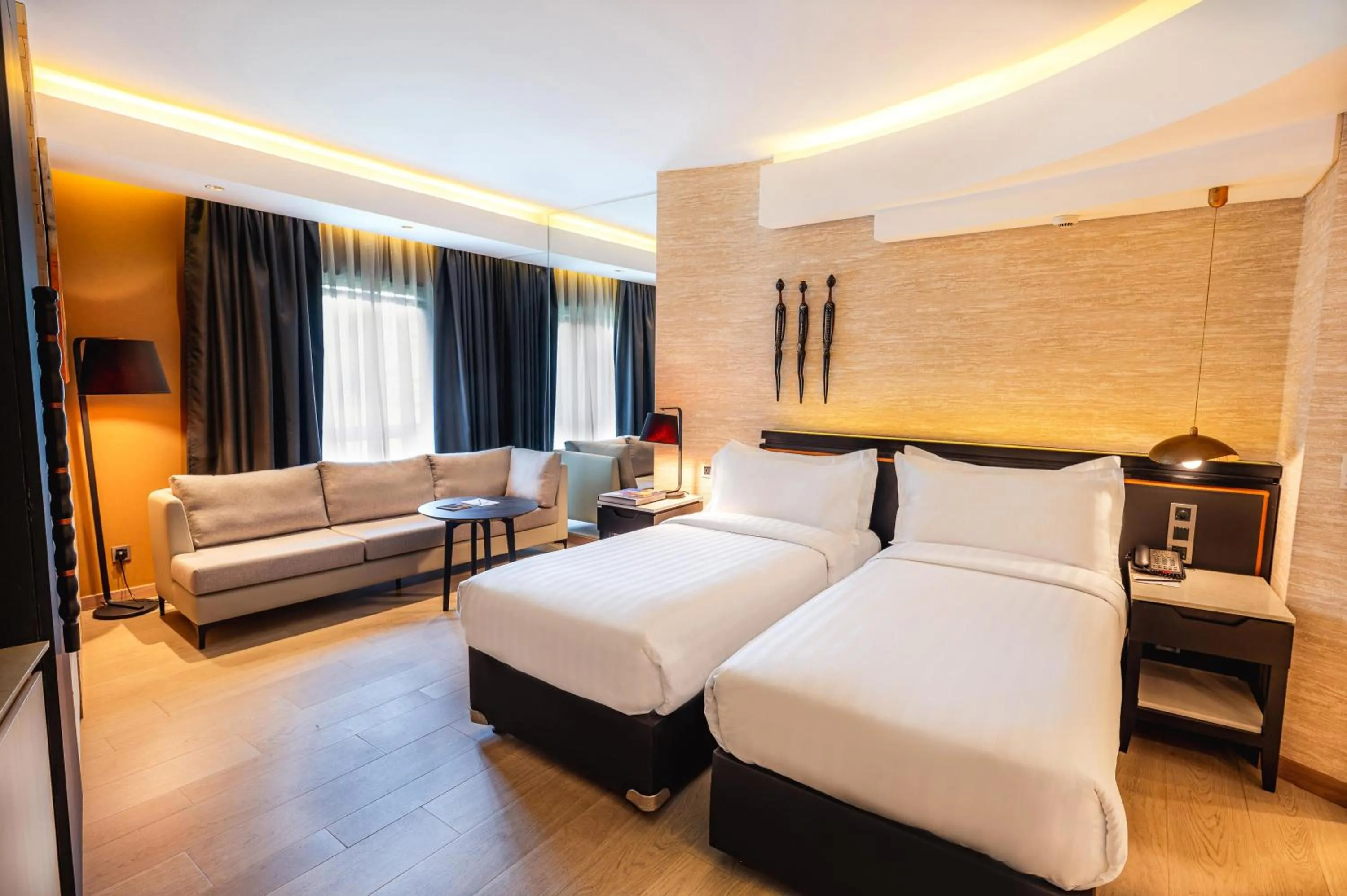 Bed in Tribe Hotel, Nairobi, a Member of Design Hotels