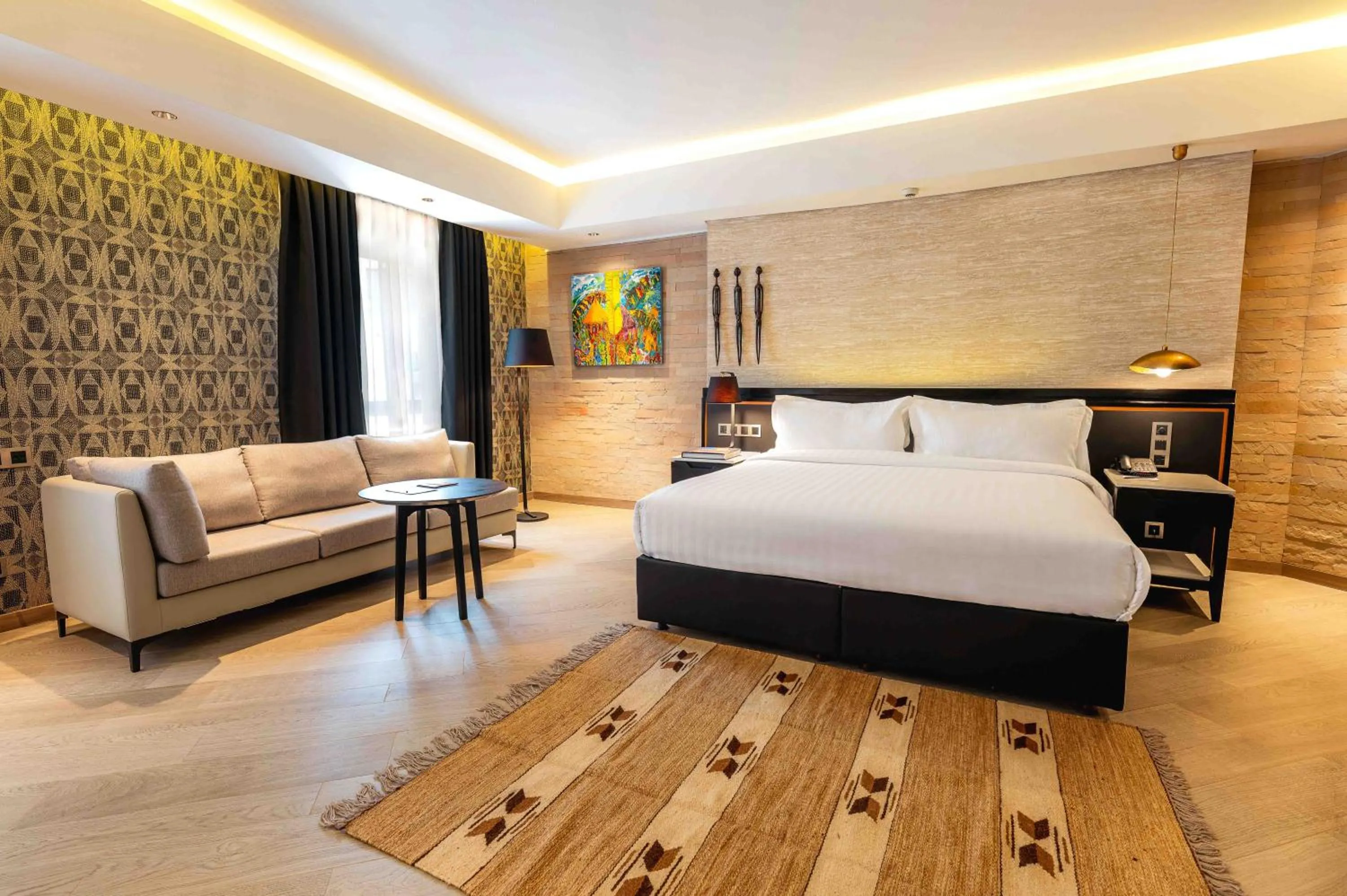 Bedroom, Bed in Tribe Hotel, Nairobi, a Member of Design Hotels