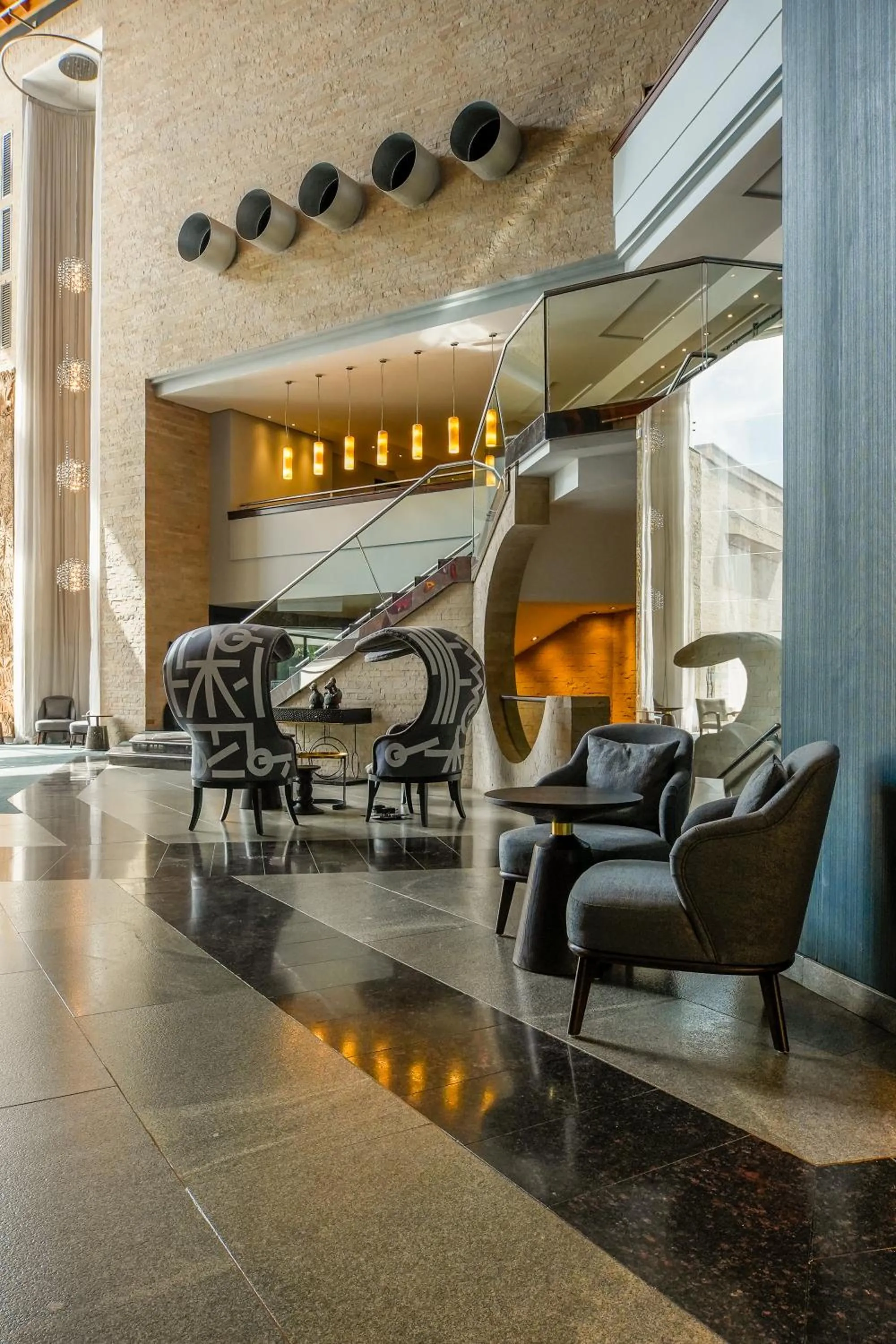 Lobby or reception in Tribe Hotel, Nairobi, a Member of Design Hotels