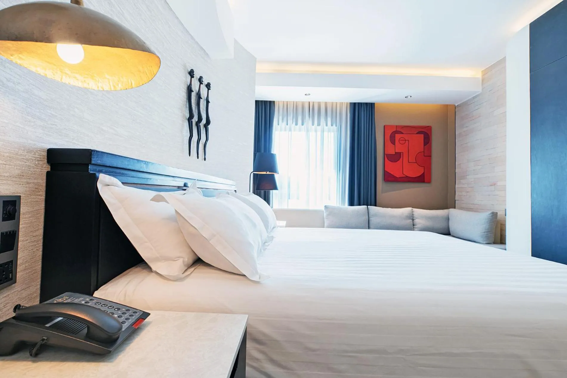 Bed in Tribe Hotel, Nairobi, a Member of Design Hotels