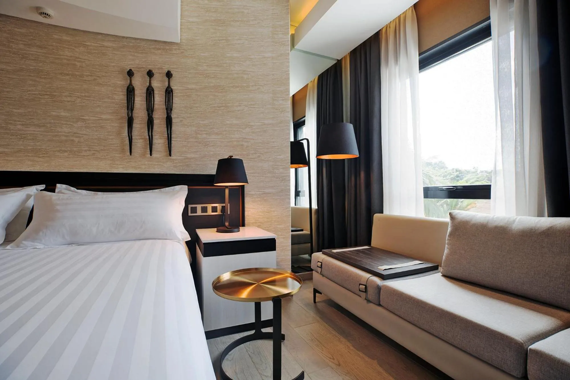 Bed in Tribe Hotel, Nairobi, a Member of Design Hotels