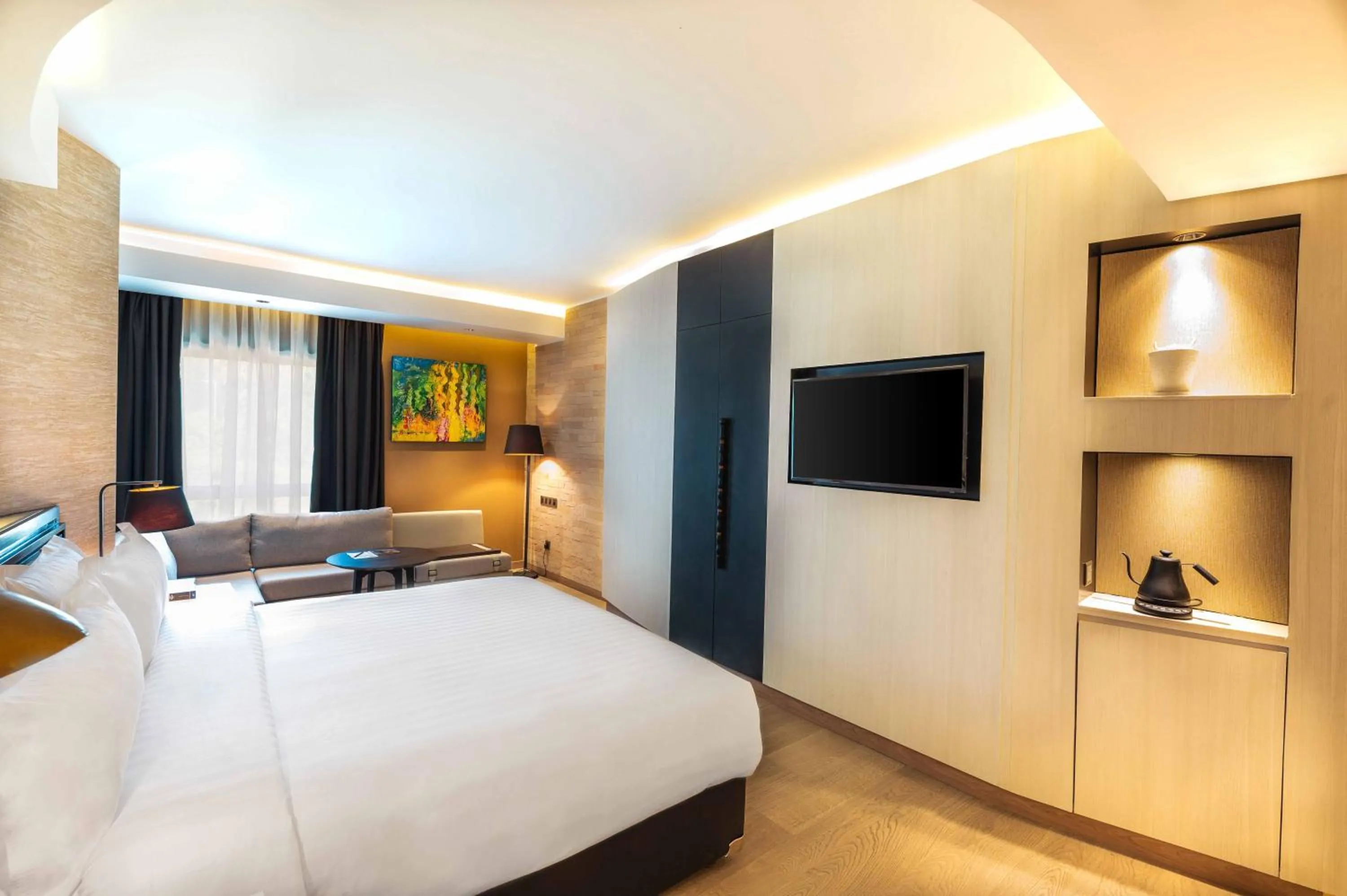 Bedroom, Bed in Tribe Hotel, Nairobi, a Member of Design Hotels