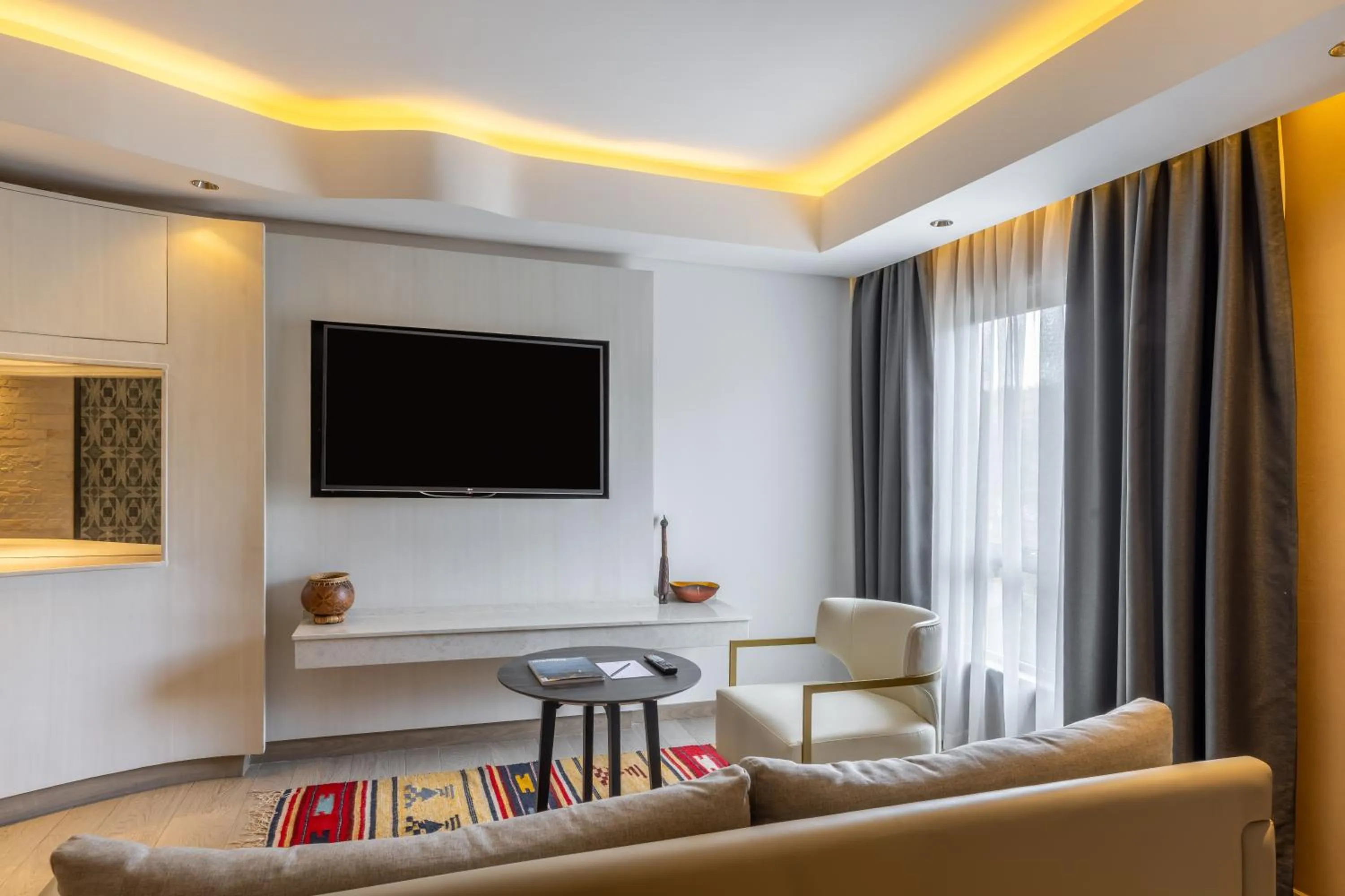 Seating area in Tribe Hotel, Nairobi, a Member of Design Hotels