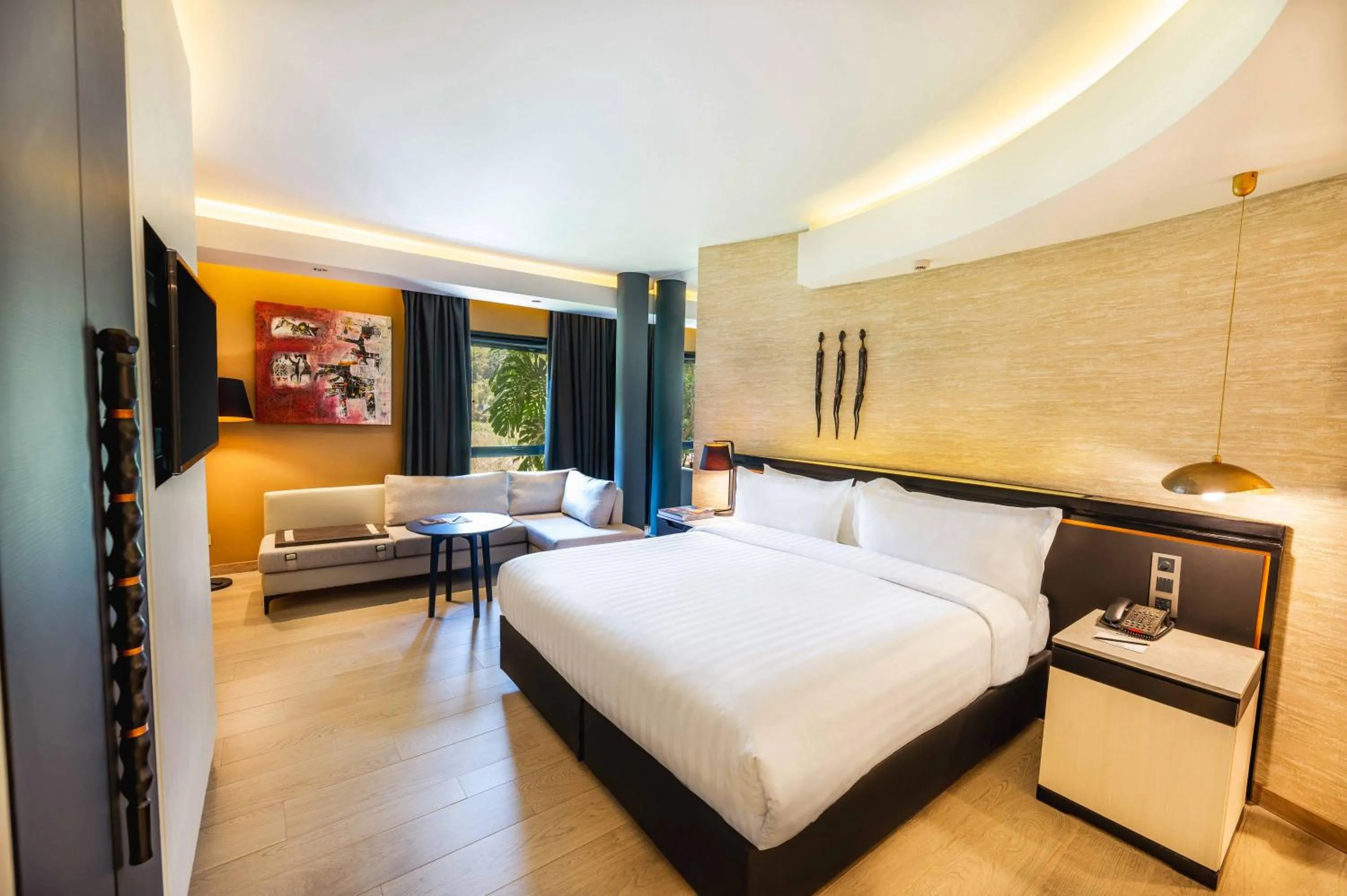 Bedroom, Bed in Tribe Hotel, Nairobi, a Member of Design Hotels