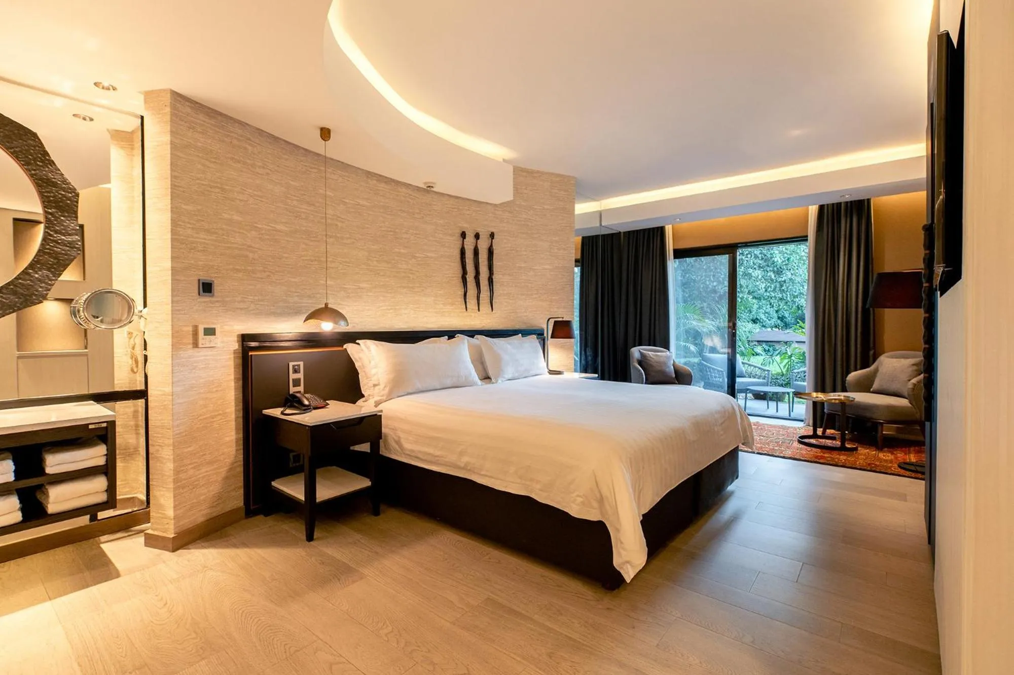 Bedroom, Bed in Tribe Hotel, Nairobi, a Member of Design Hotels