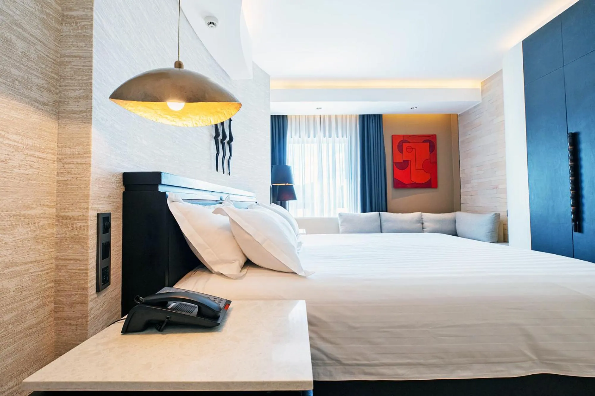 Bed in Tribe Hotel, Nairobi, a Member of Design Hotels