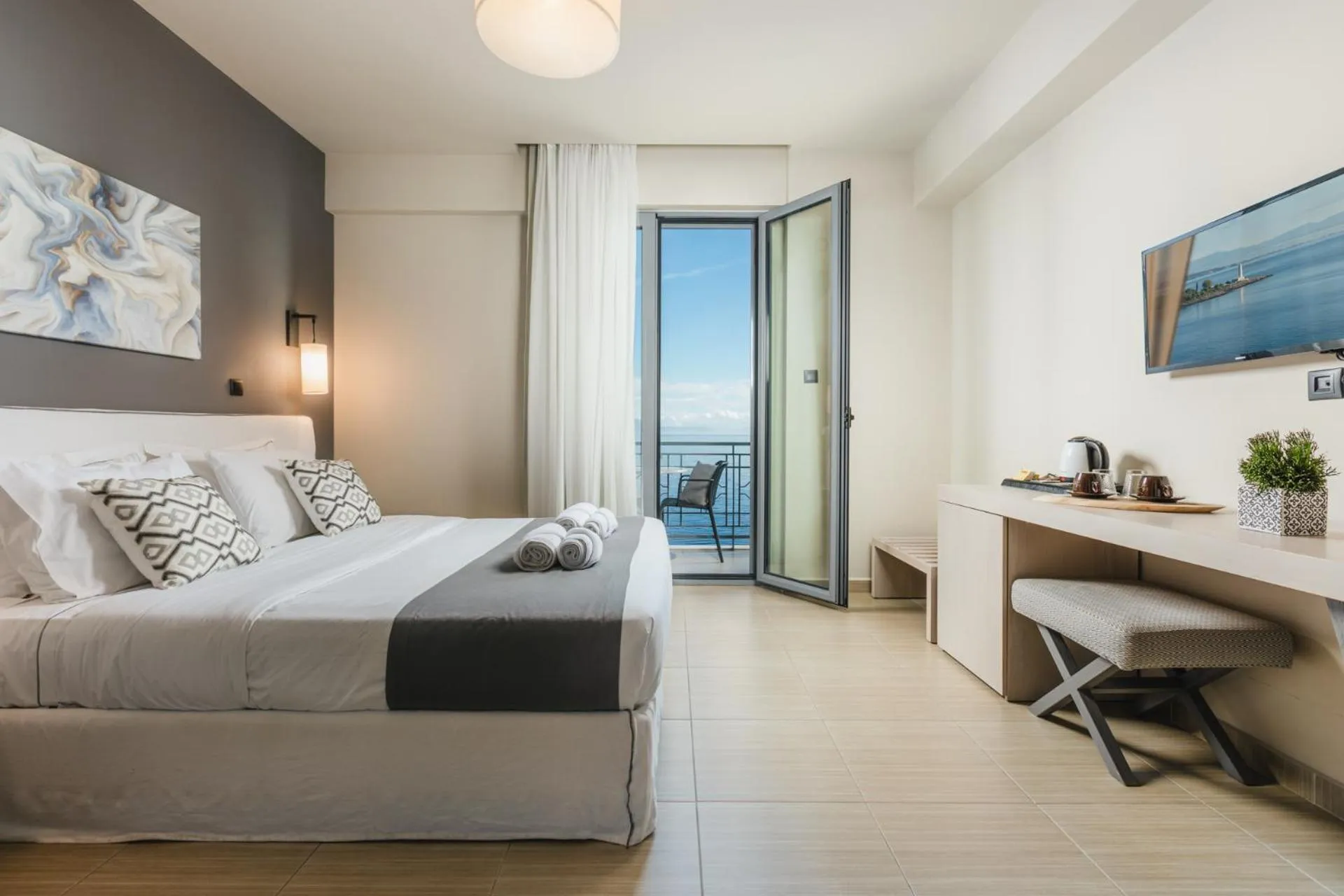 Sea view, Bed in Infinity Hotel Gytheio