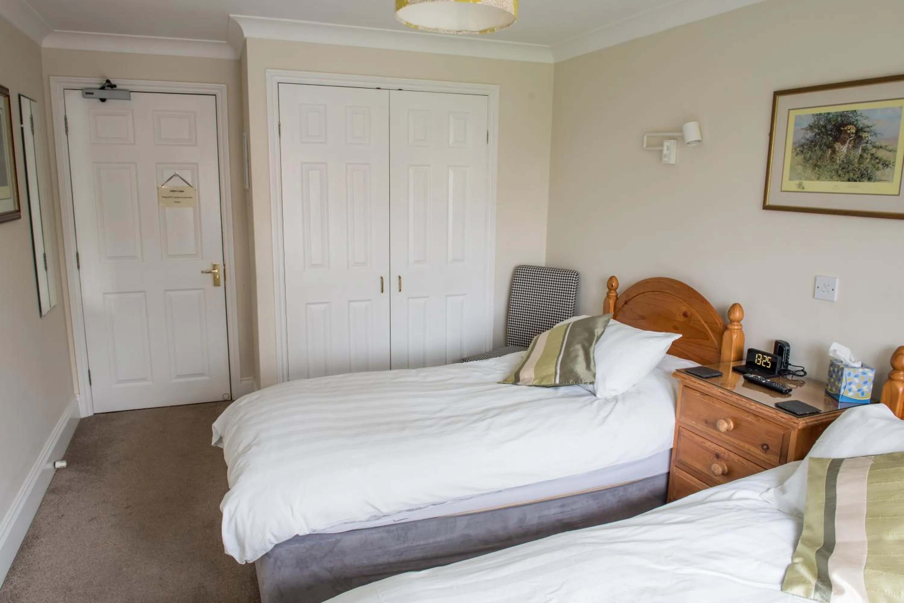 Bed in Toothbrush Rooms at Lattice Lodge - Guest Kitchen & EV Recharging