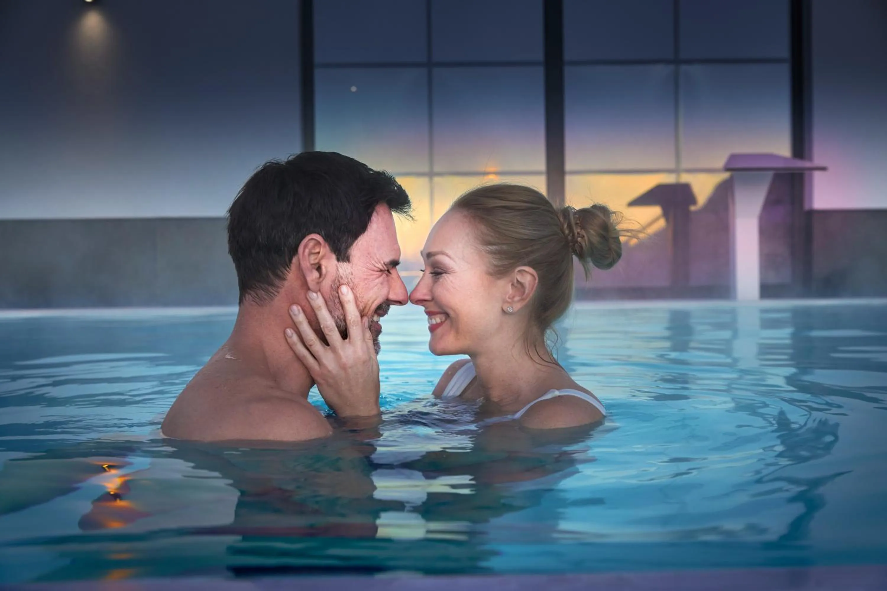 Swimming pool in Panoramahotel Oberjoch