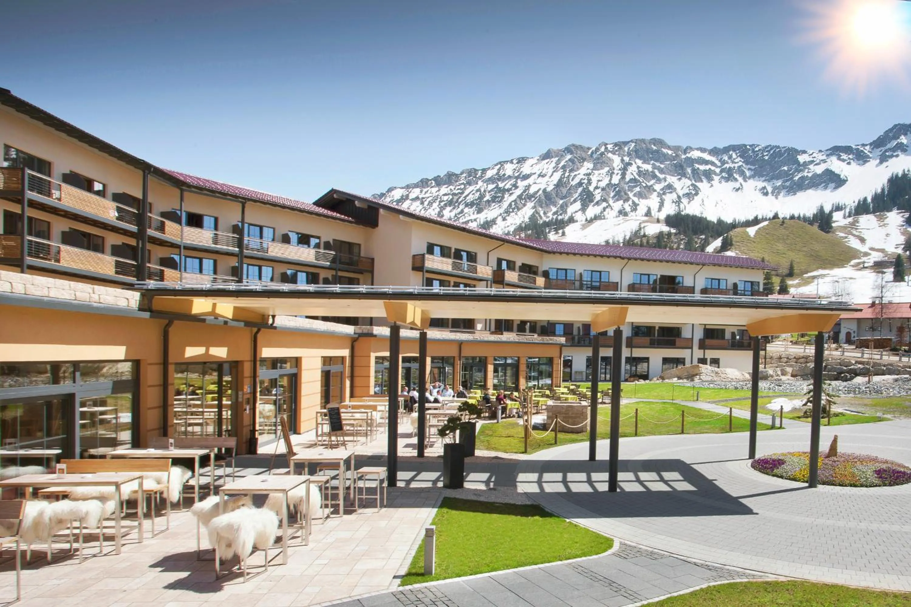 Property building in Panoramahotel Oberjoch