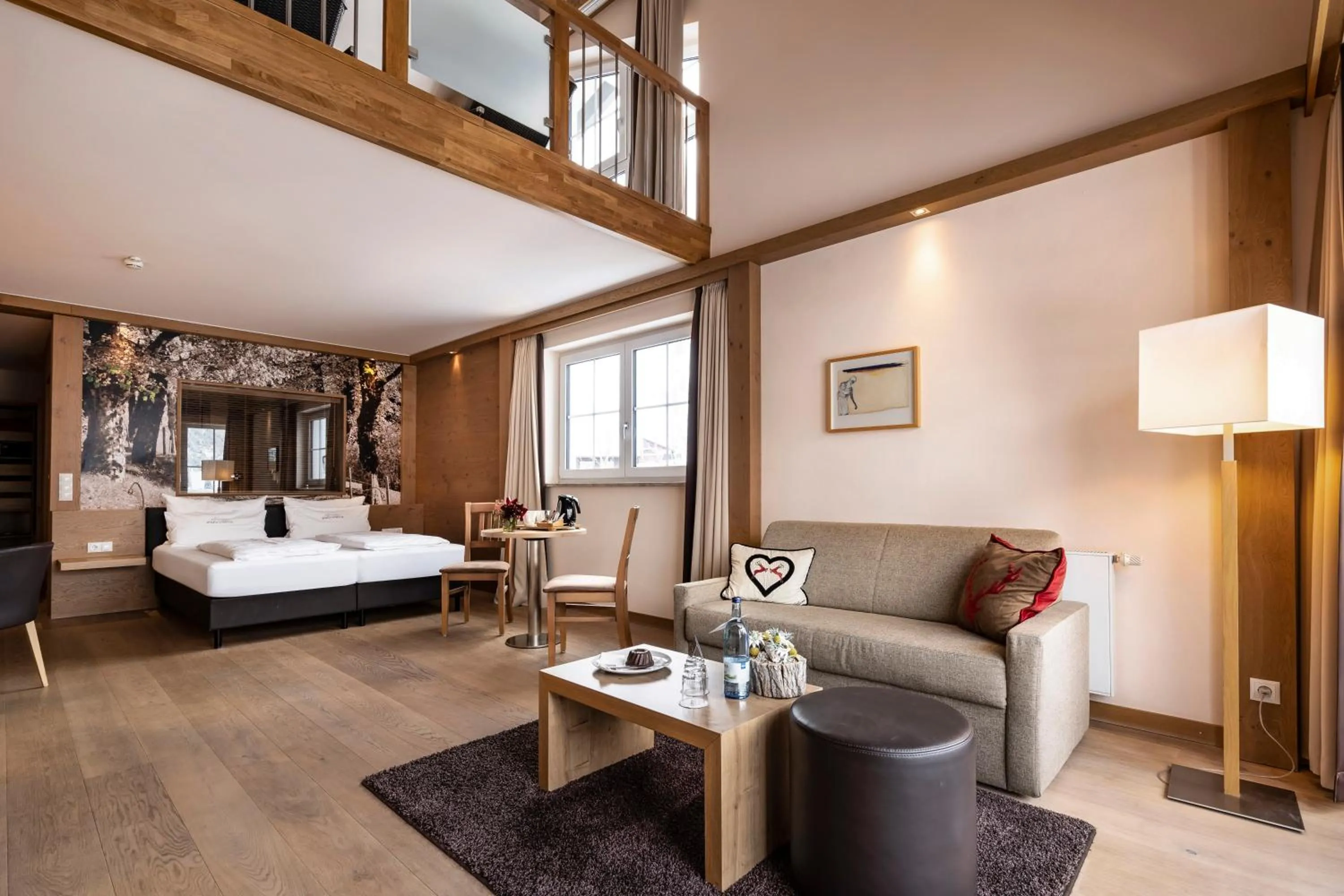 Bedroom, Bed in Panoramahotel Oberjoch