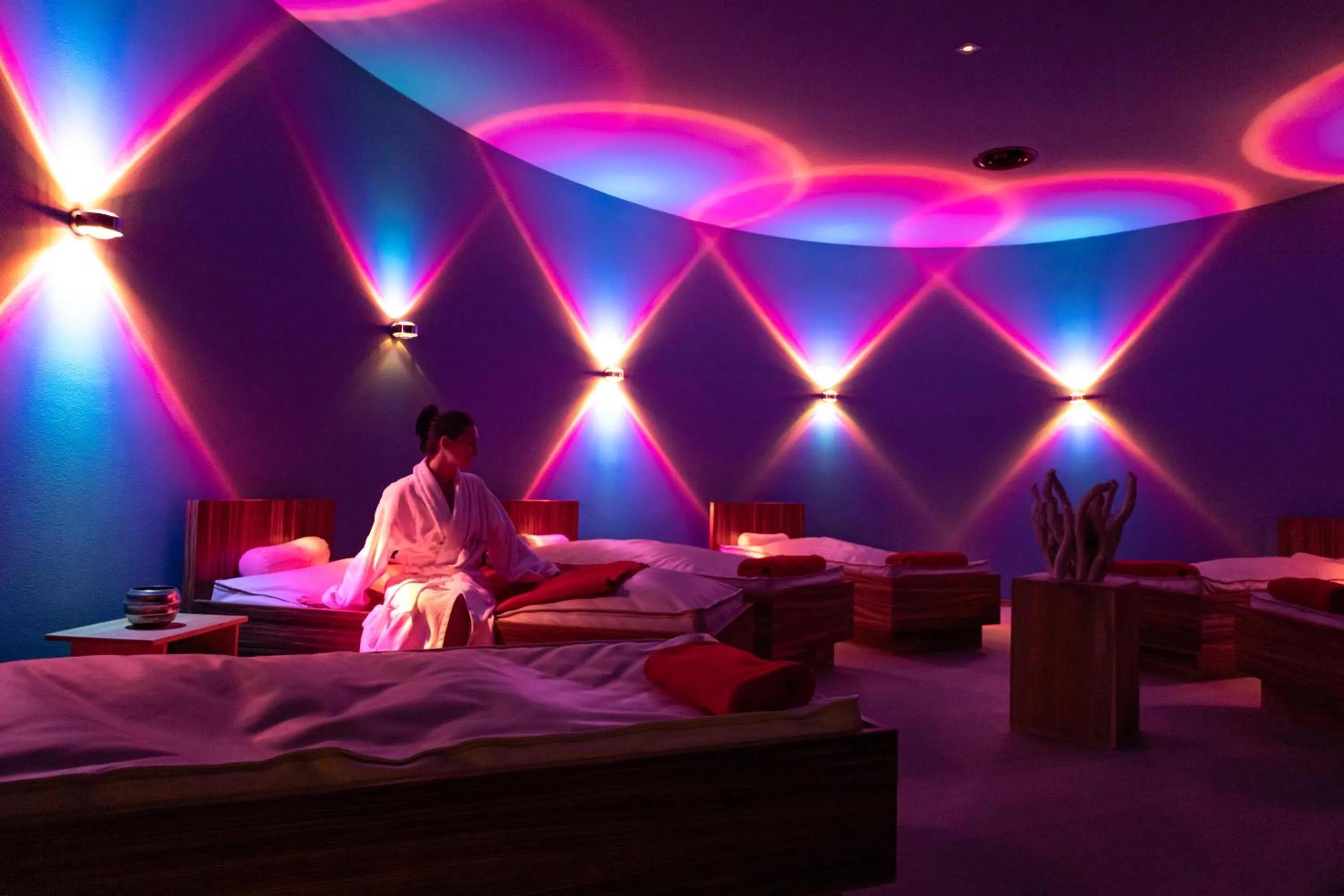 Spa and wellness centre/facilities, Bed in Panoramahotel Oberjoch