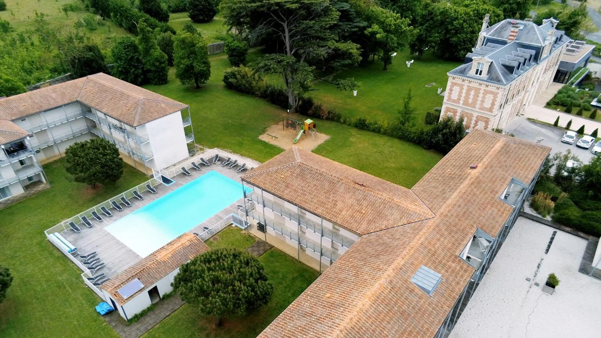 Bird's eye view in Vacancéole - Le Domaine du Château - La Rochelle / Île de Ré