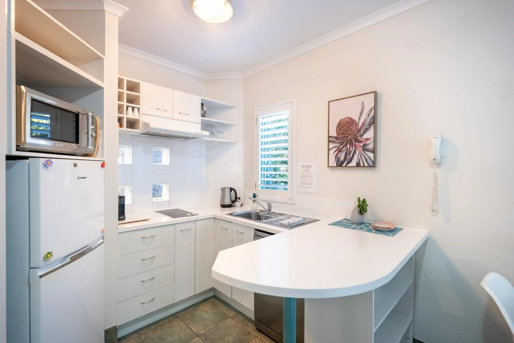 Kitchen or kitchenette in Noosa River Sandy Shores