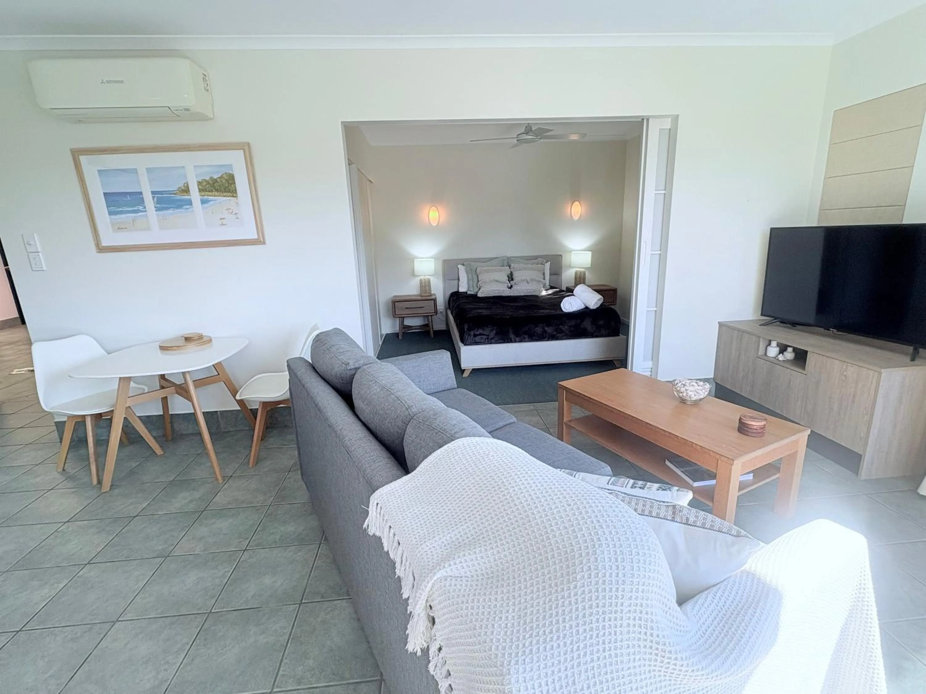 Bed in Noosa River Sandy Shores