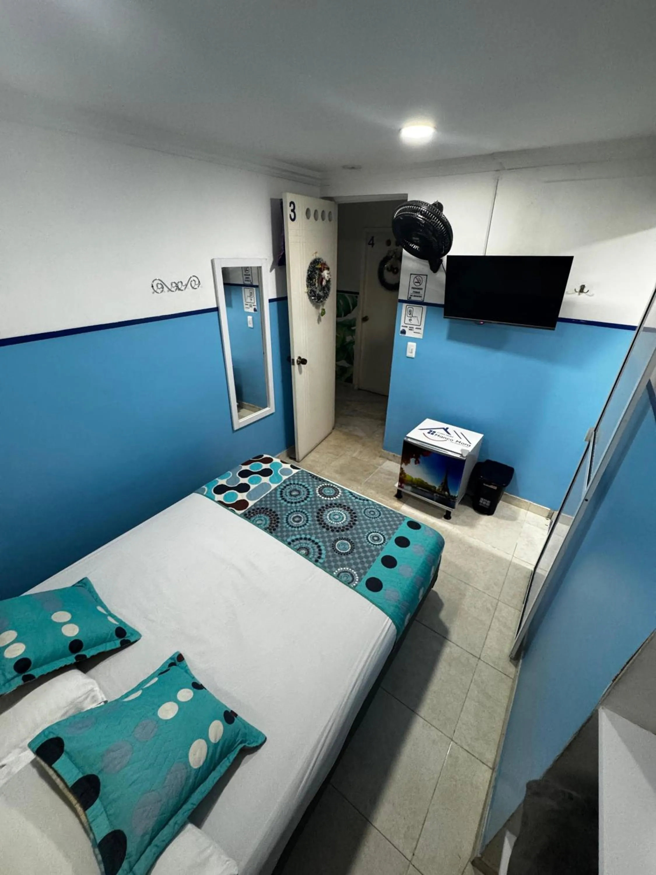 Bed in Casa Hotel Manco Mora