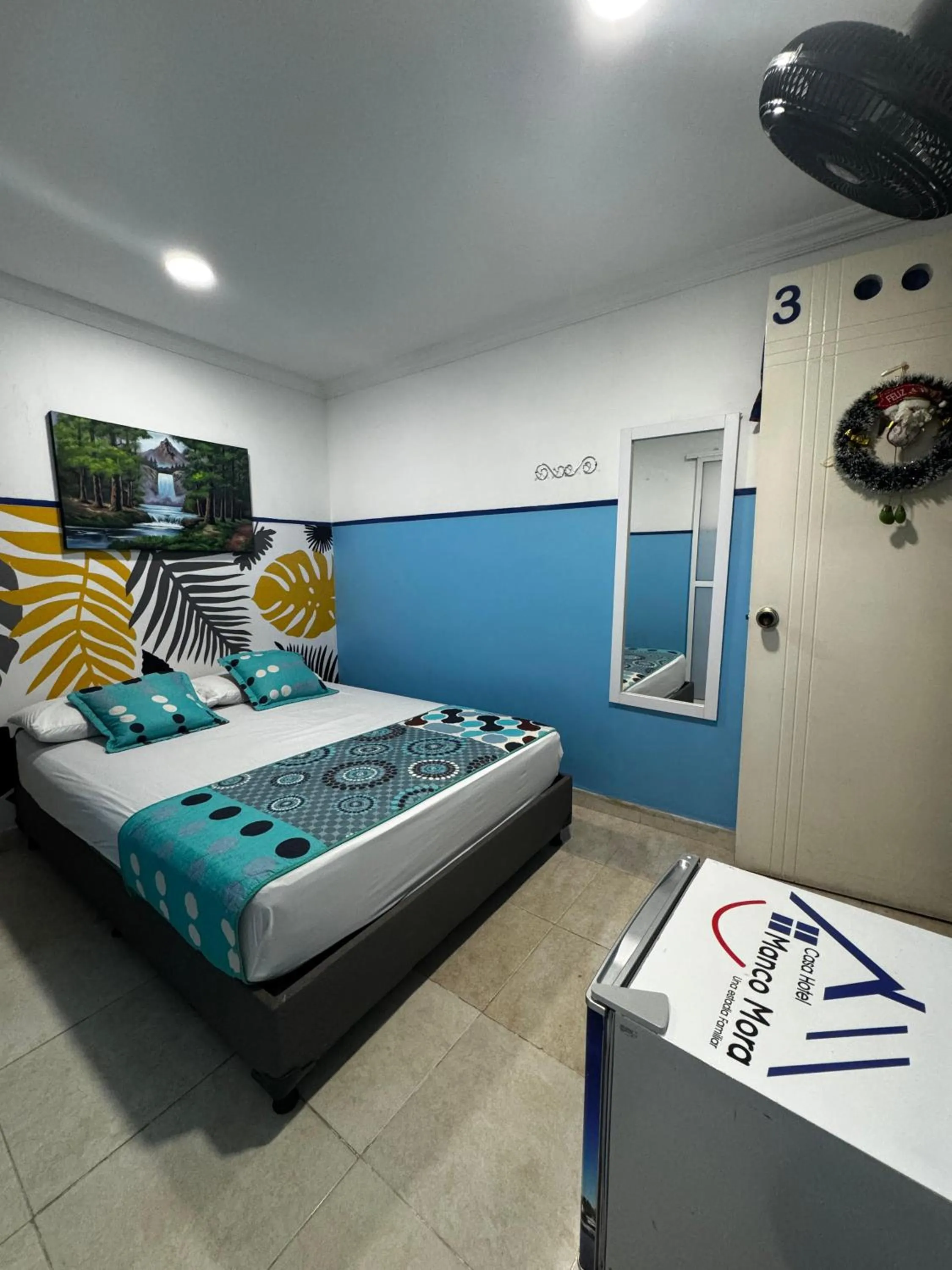 Bed in Casa Hotel Manco Mora