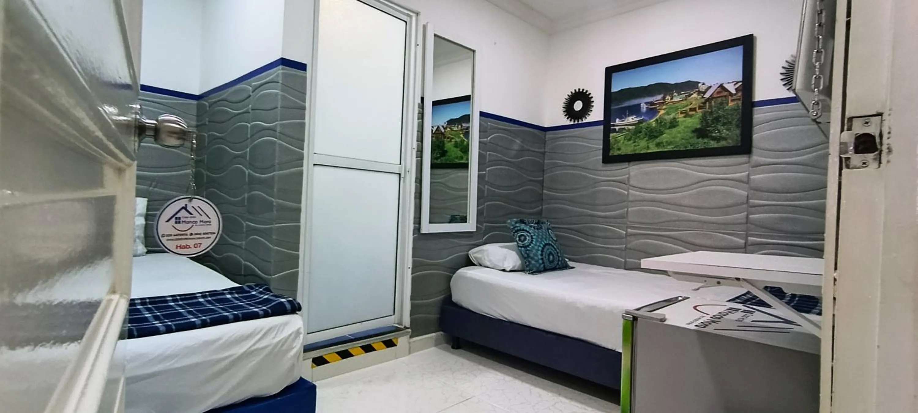 Bed in Casa Hotel Manco Mora