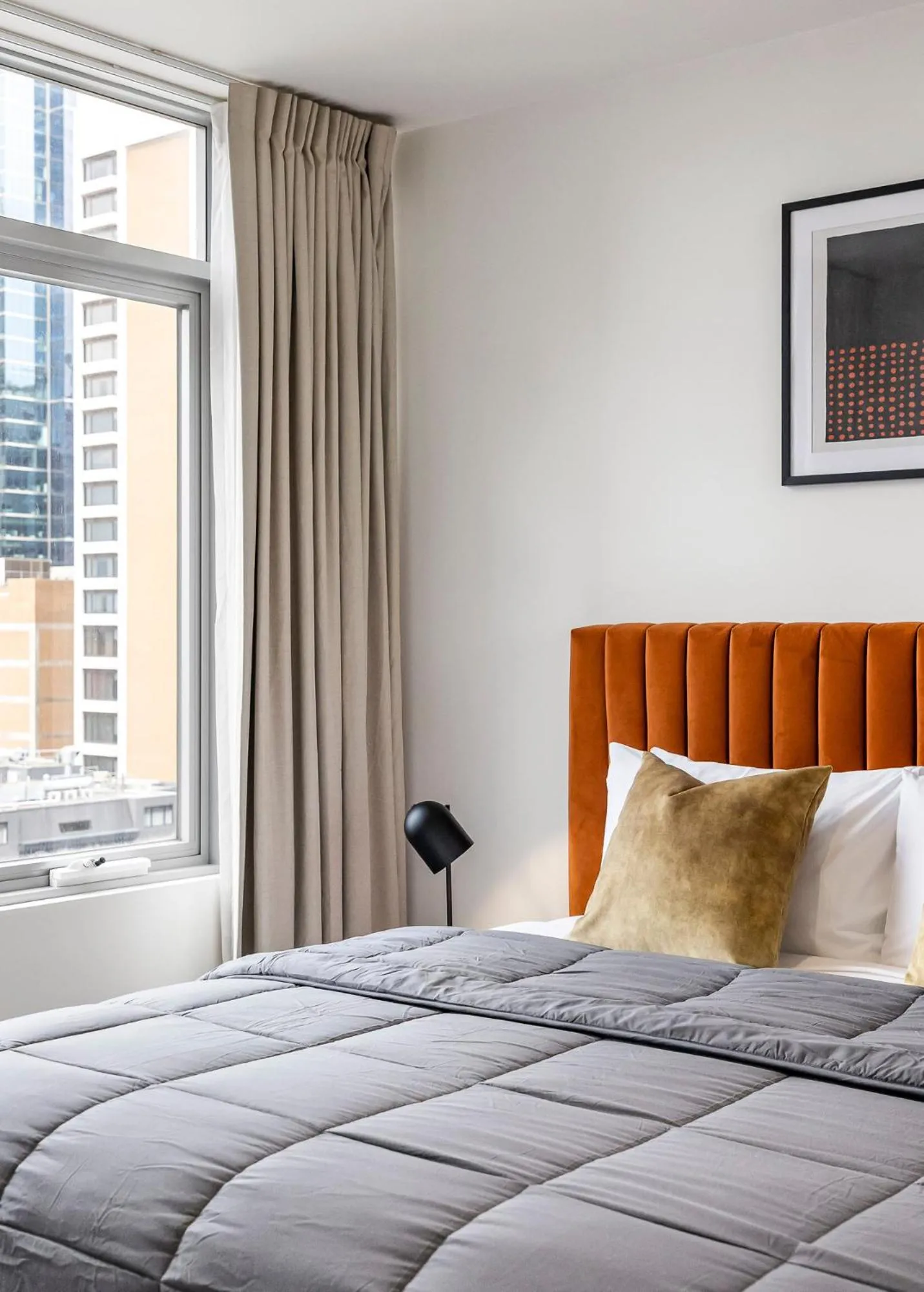 Bed in Nolo Apartments Lonsdale St