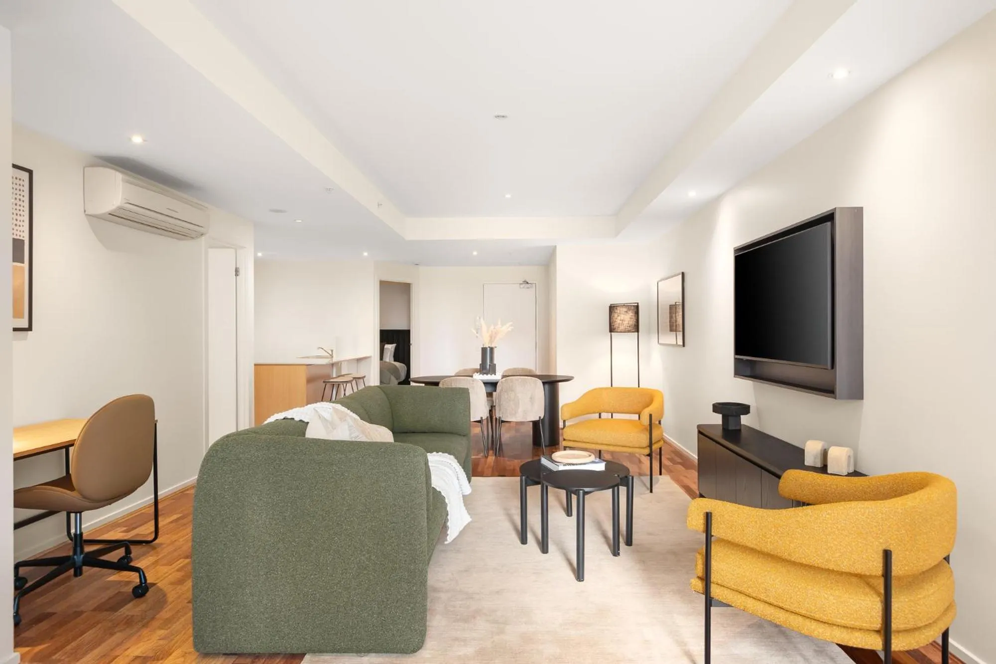 Living room in Nolo Apartments Lonsdale St