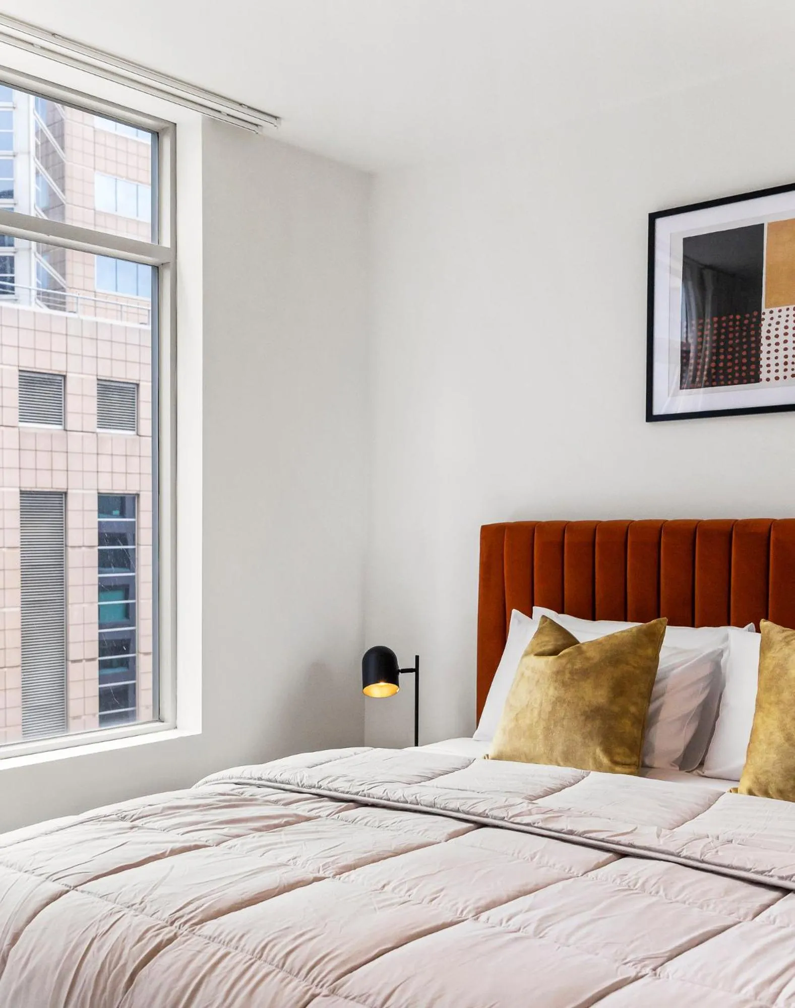 Bedroom, Bed in Nolo Apartments Lonsdale St