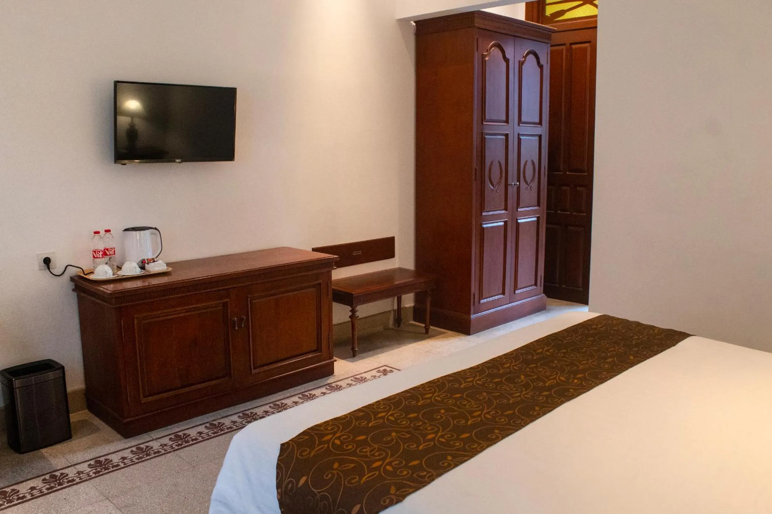 Bed in Daroessalam Syariah Heritage Hotel