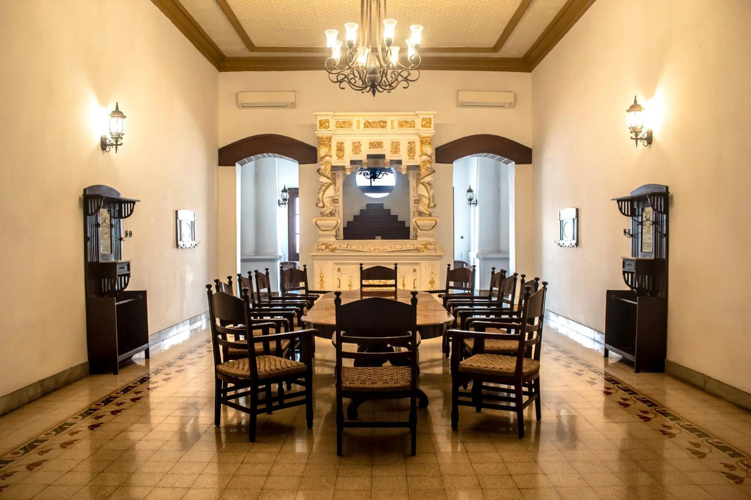 Living room in Daroessalam Syariah Heritage Hotel