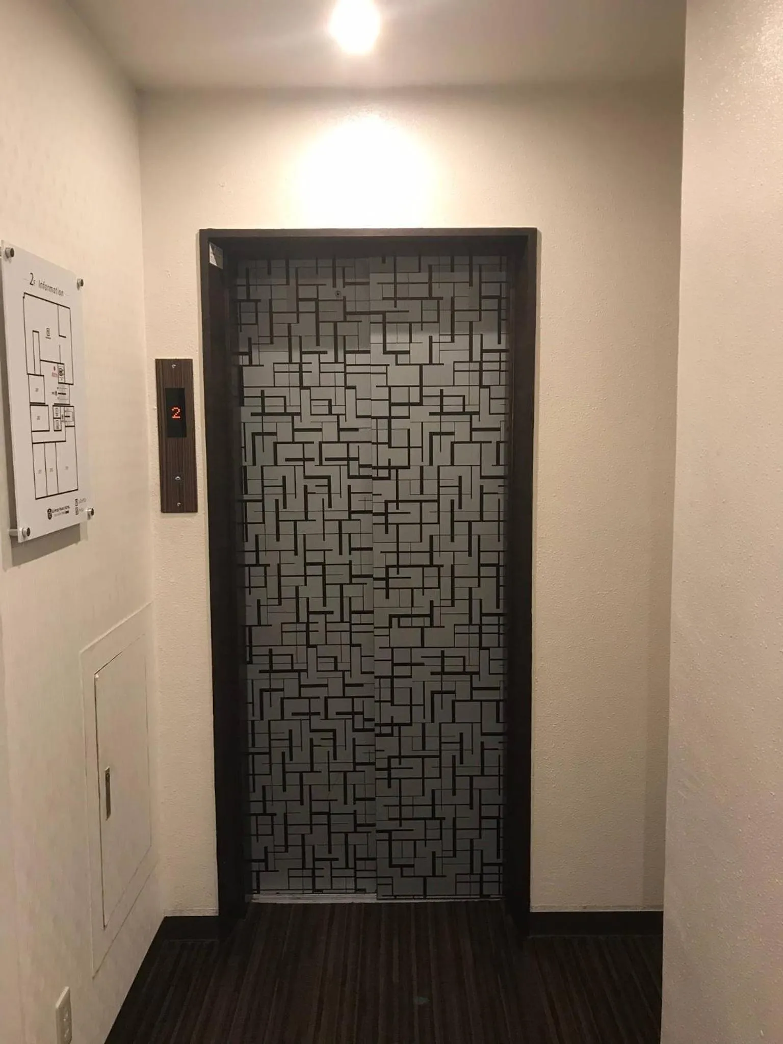 elevator in Tabist S hyde Park Koga Station