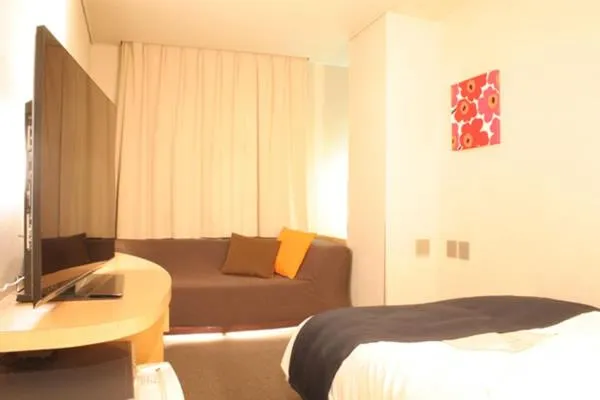 Bed in Hotel Estacion Hikone