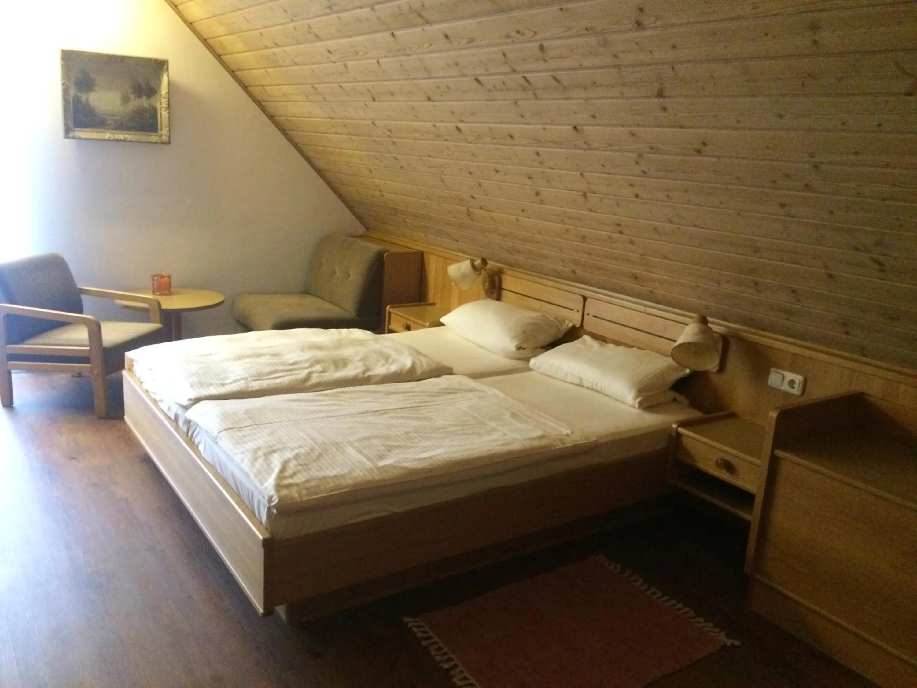 Bed in Landgasthaus Konig