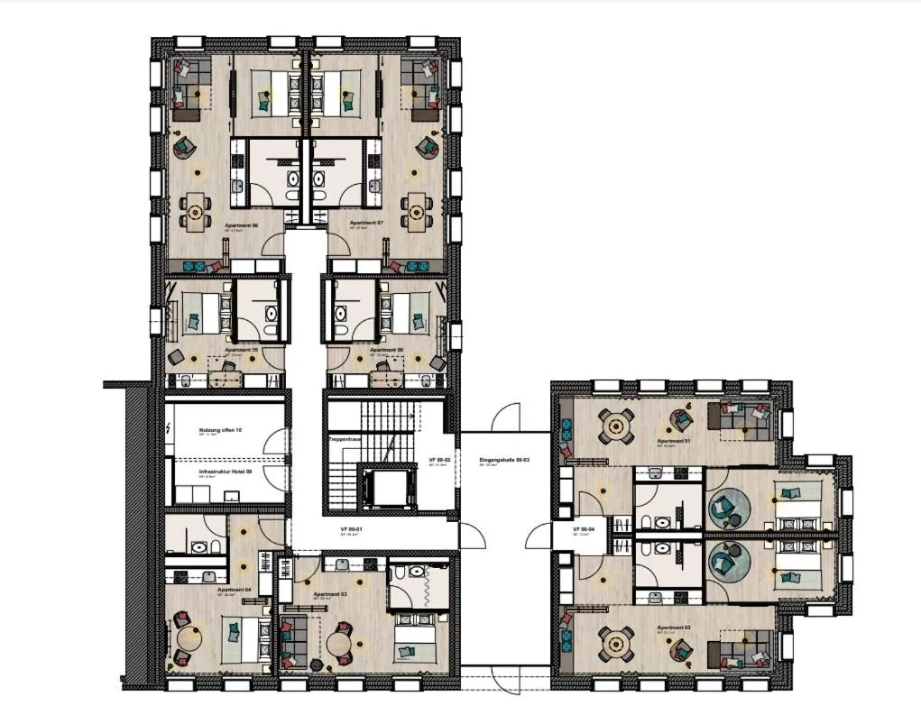 Property building in Aparthotel Luzern West