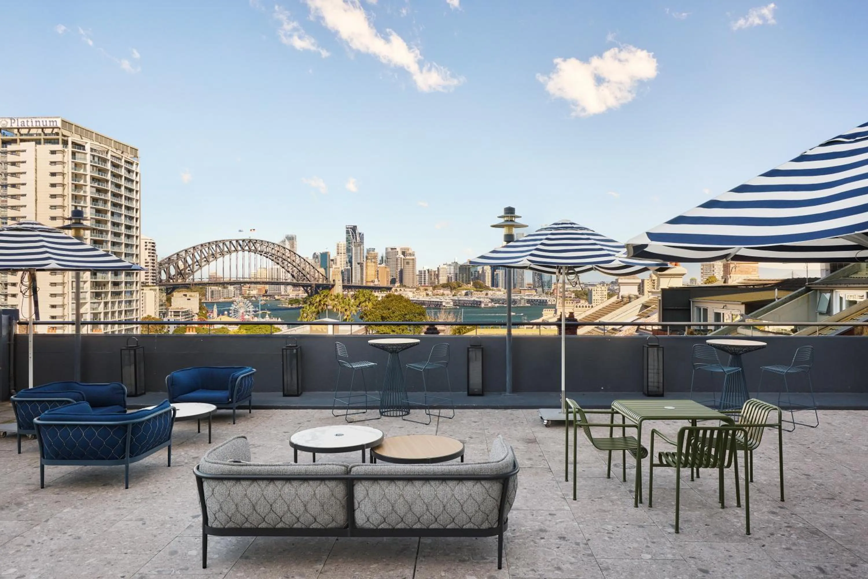 Seating area in View Sydney