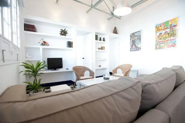 Living room in Apartamentos Calle Rosario