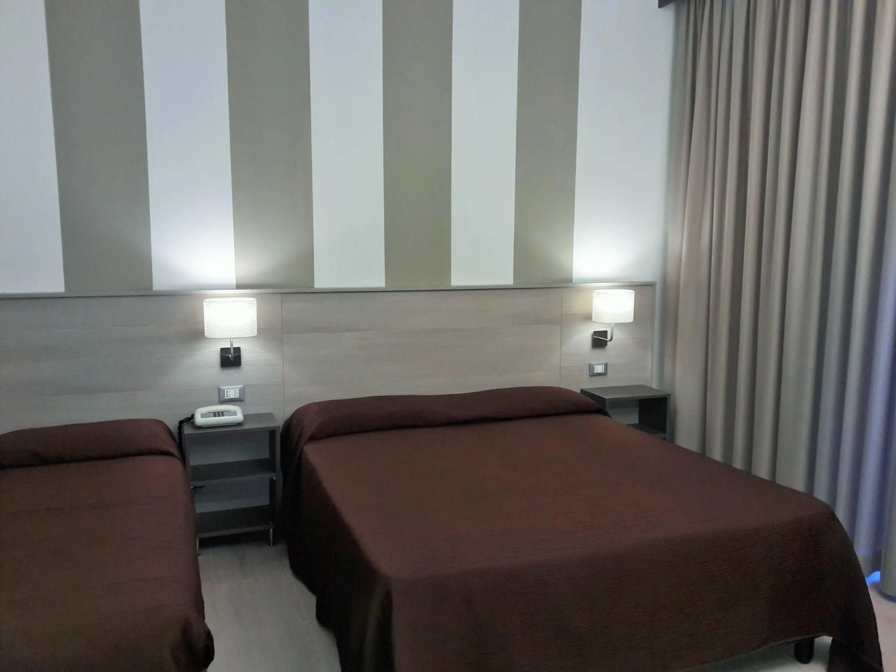 Bed in Hotel Meranda