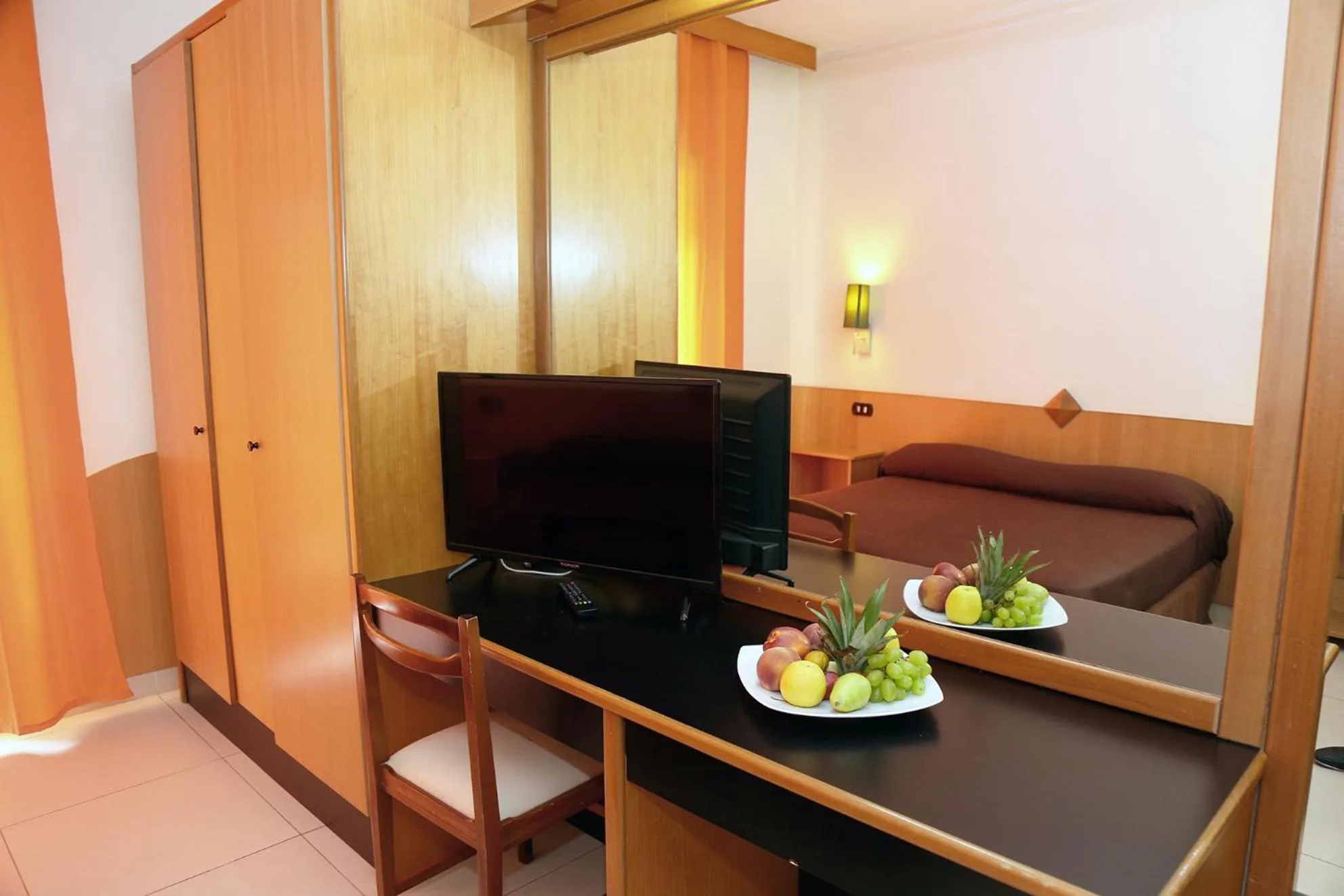 Bed in Hotel Meranda