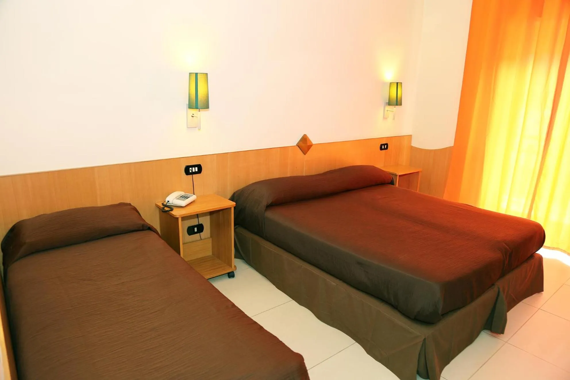 Bed in Hotel Meranda