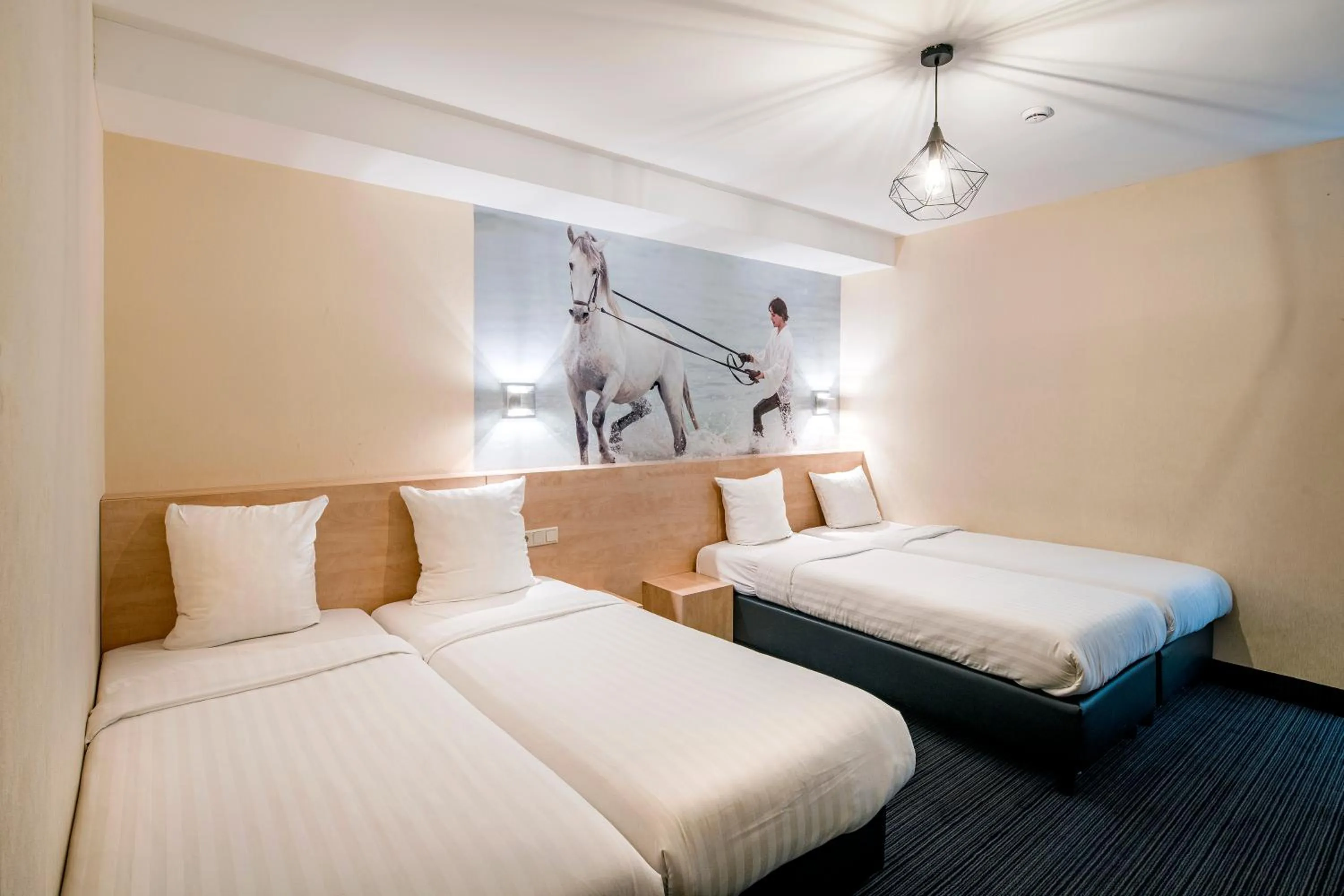 Bedroom in Hotel Iron Horse Amsterdam