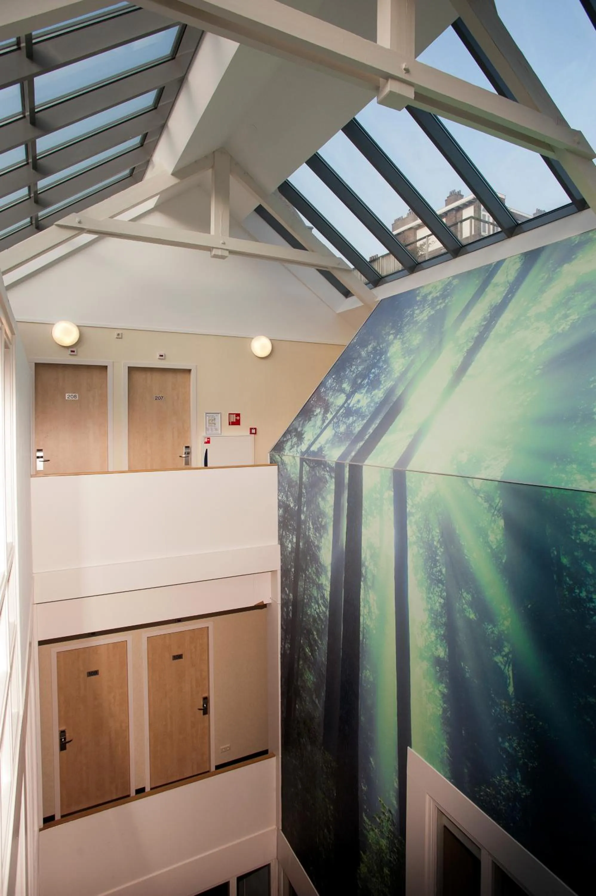 Decorative detail in Hotel Iron Horse Amsterdam