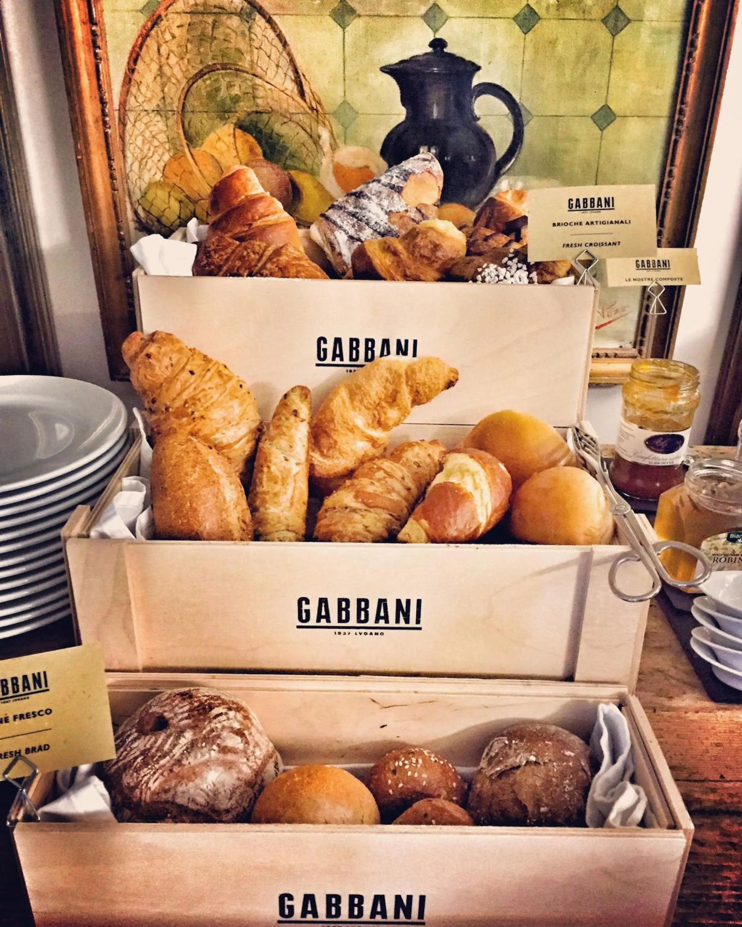 Food close-up in Hotel Gabbani