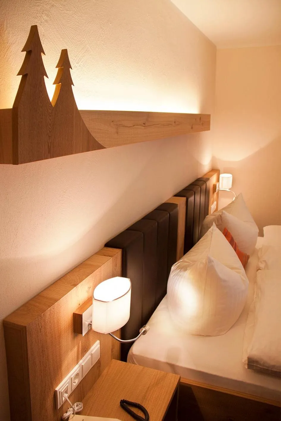 Bed in Hotel Gut Vorwald