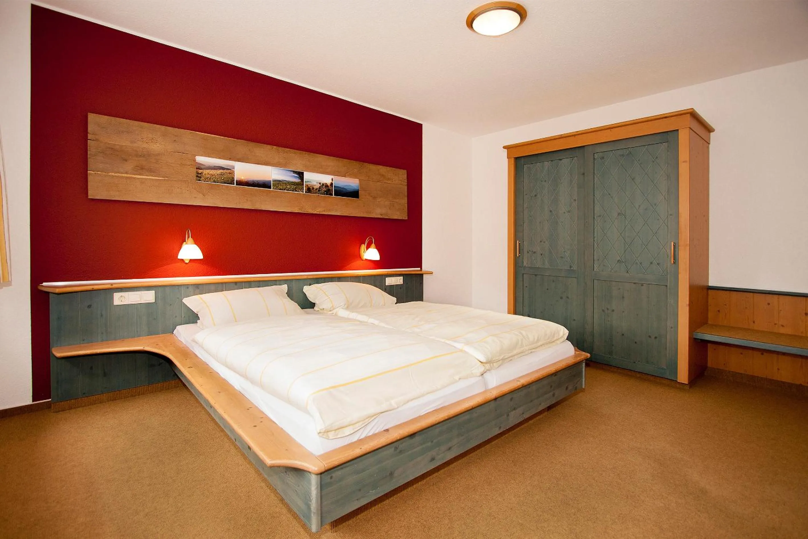 Bed in Hotel Gut Vorwald