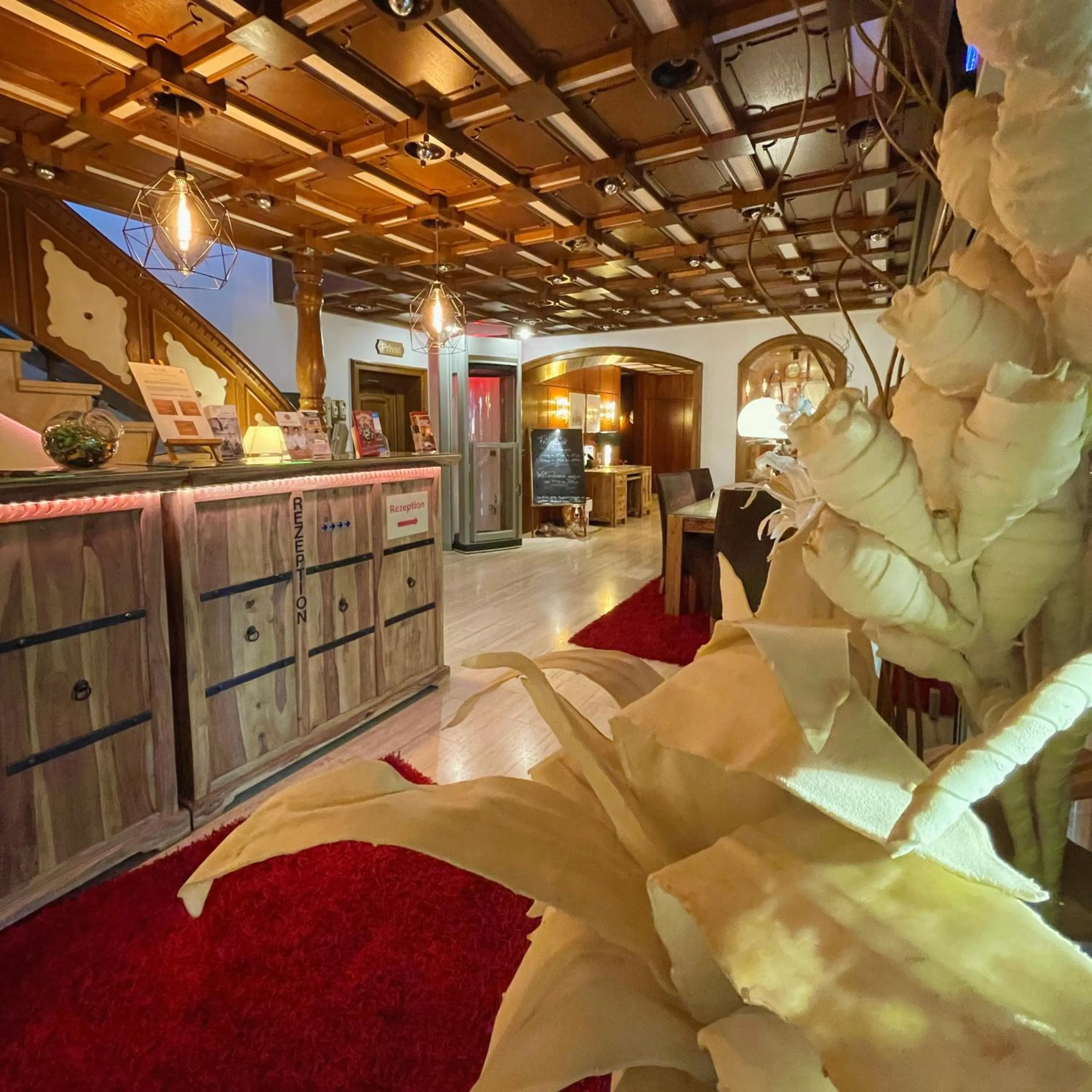 Lobby or reception in Villa am Park