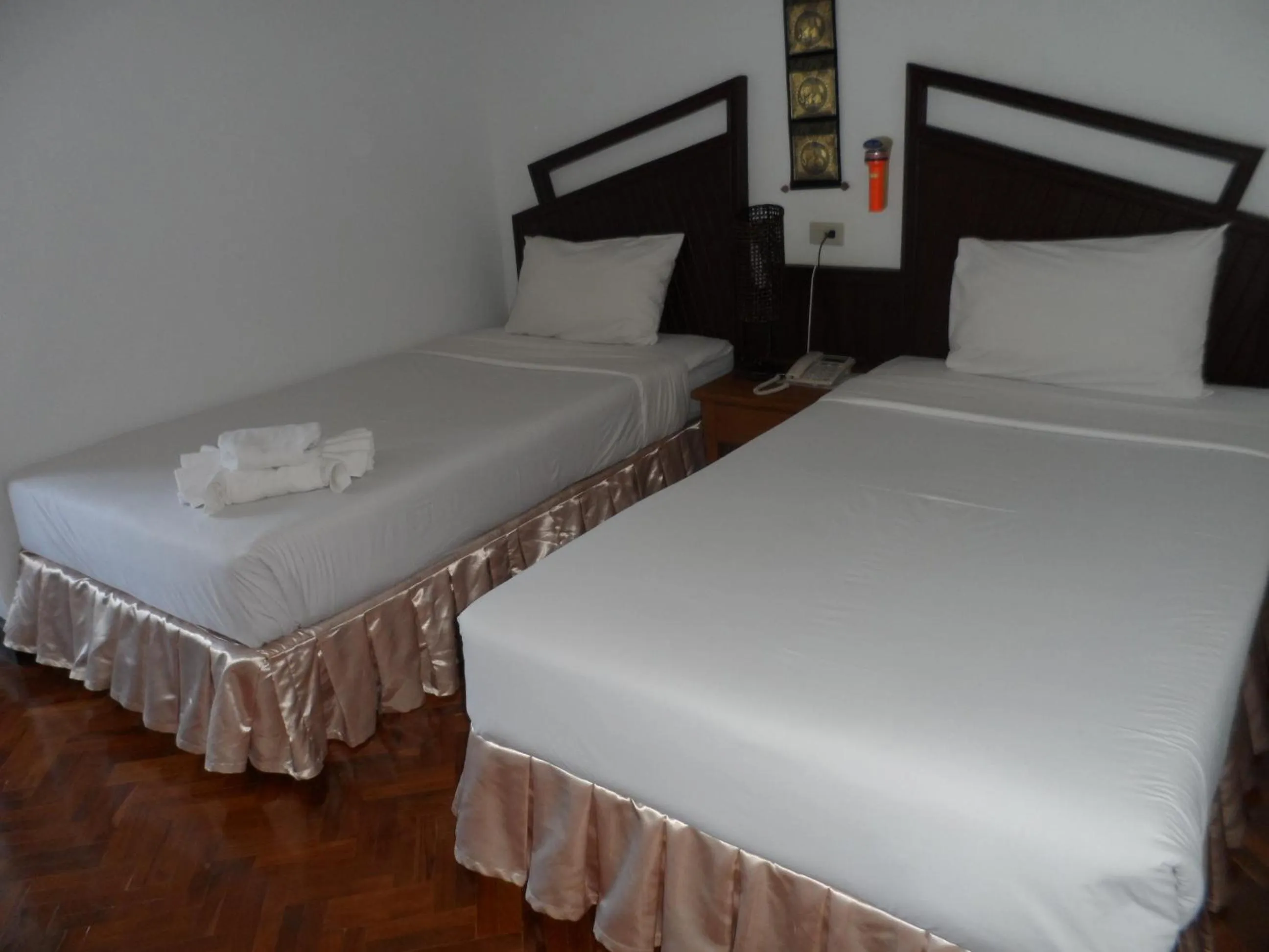 Bed in Baiyoke Chalet Hotel