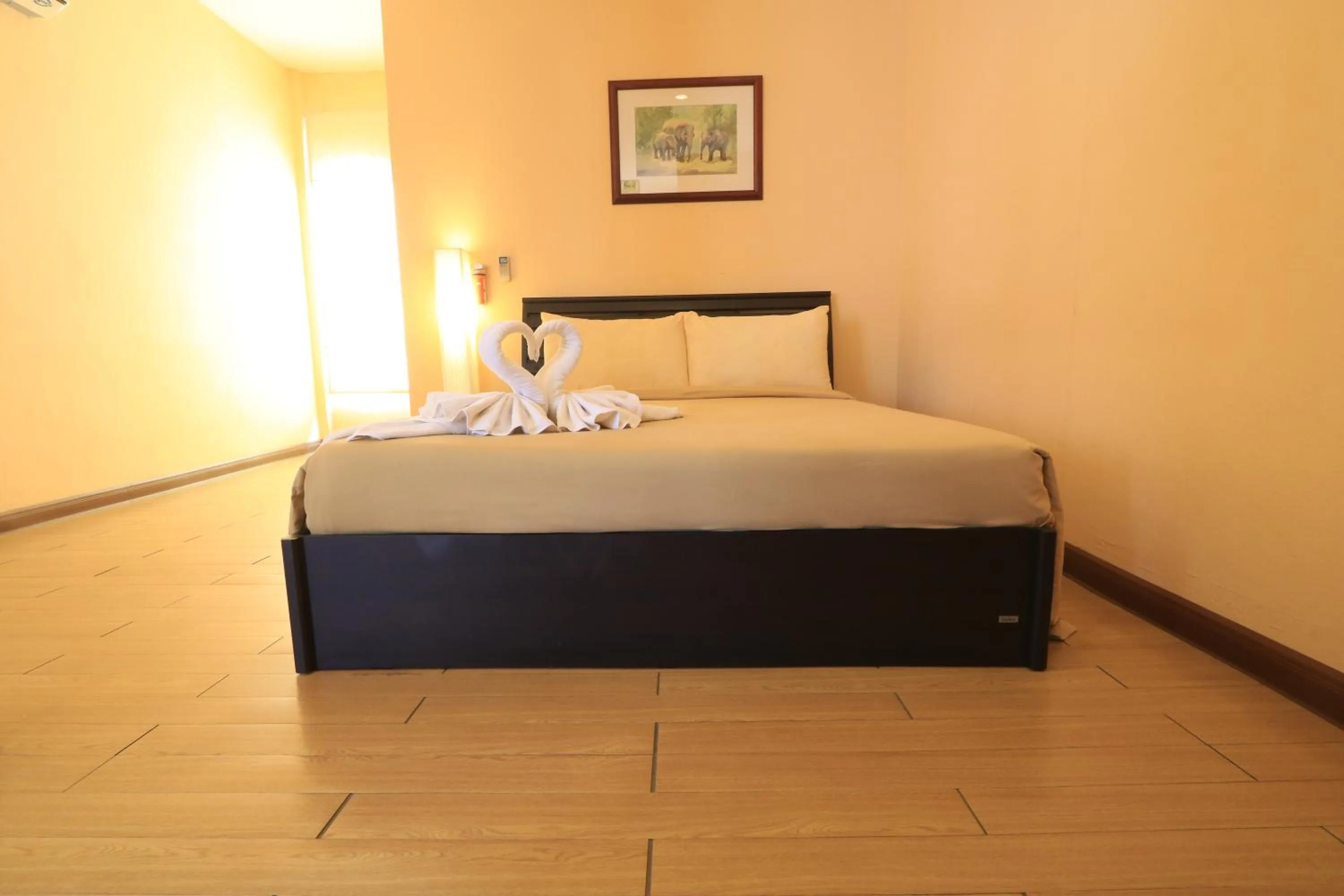 Bed in Baiyoke Chalet Hotel