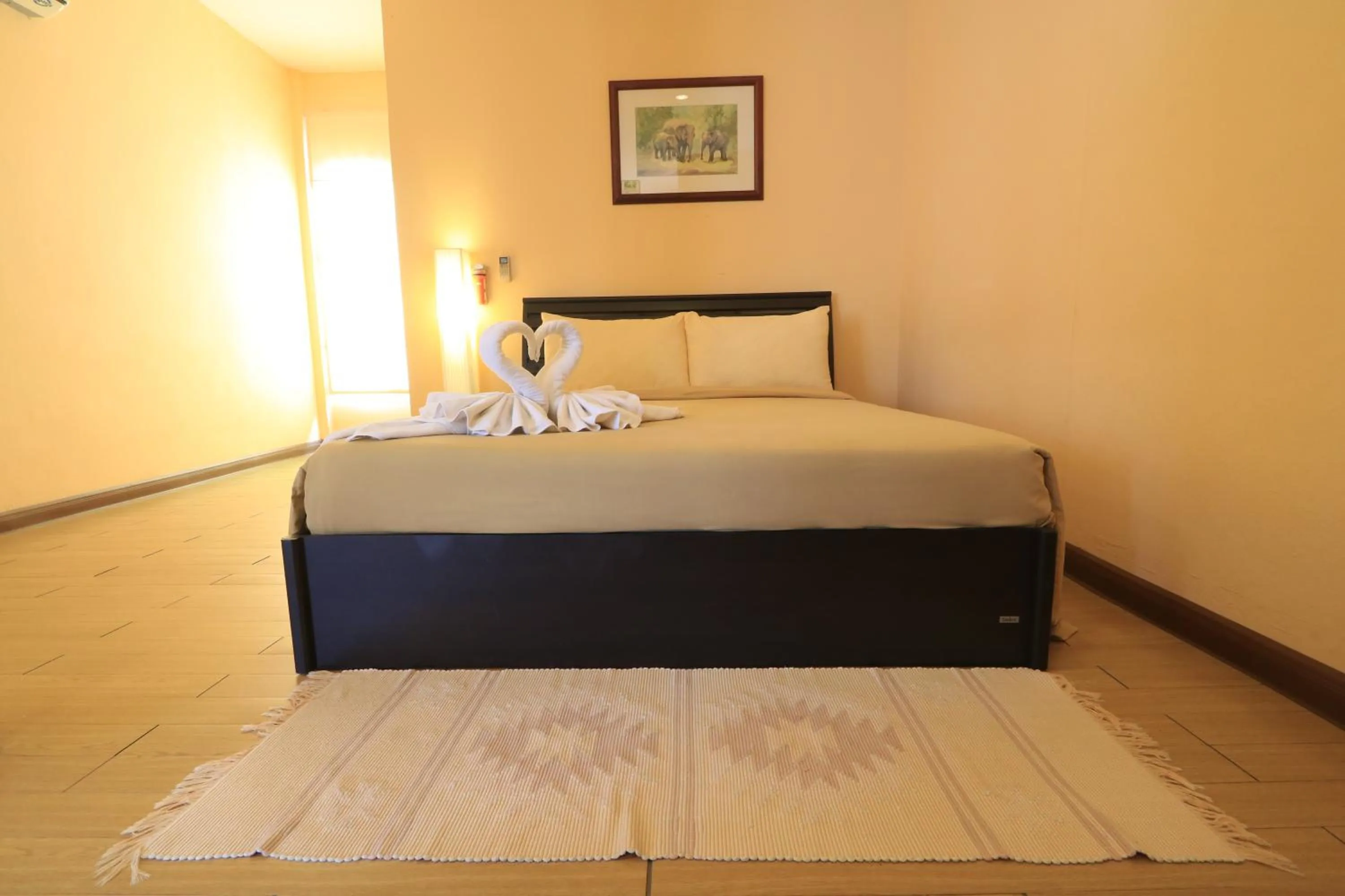 Bed in Baiyoke Chalet Hotel