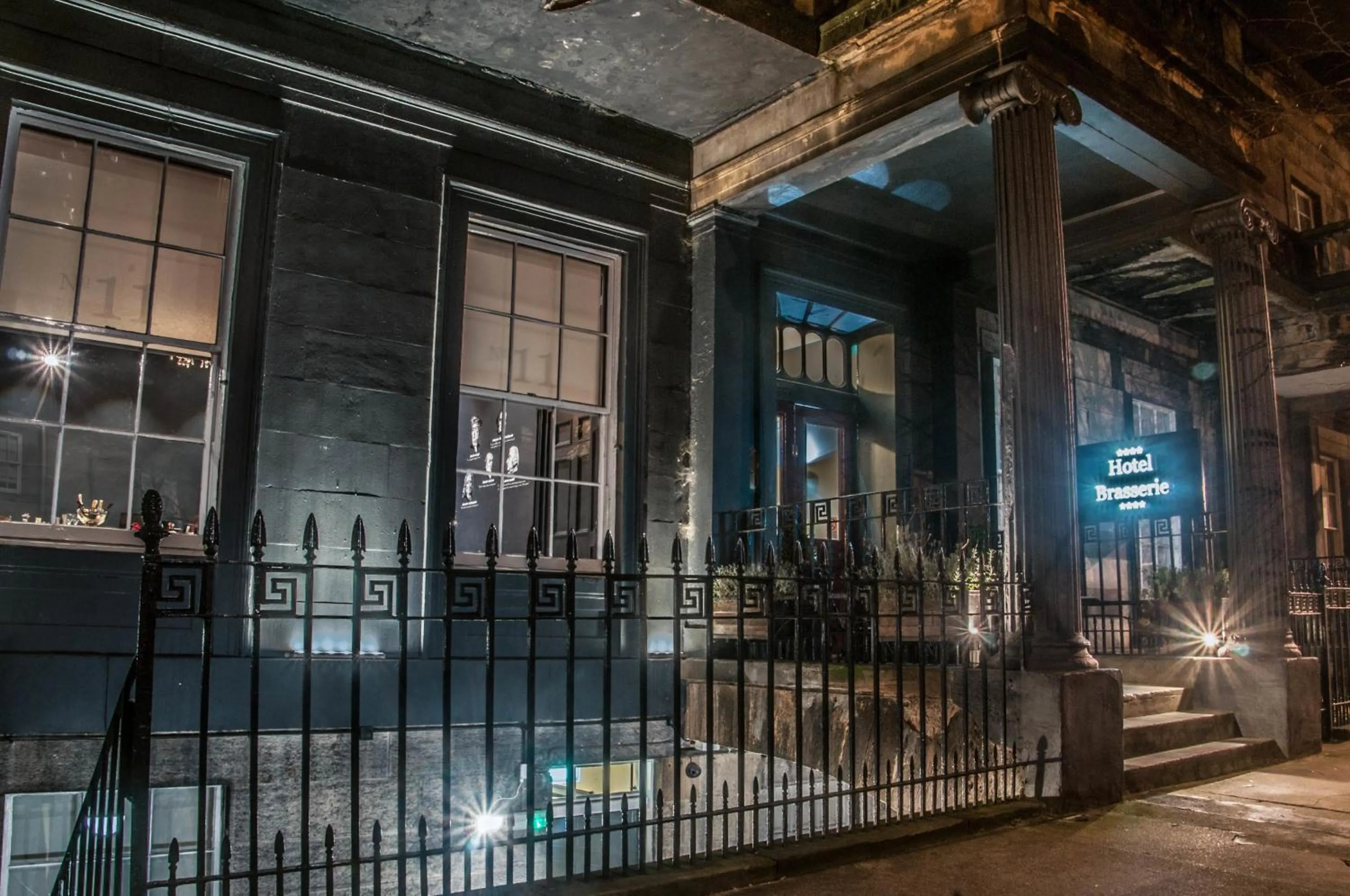 Facade/entrance in No11 Boutique Hotel & Brasserie