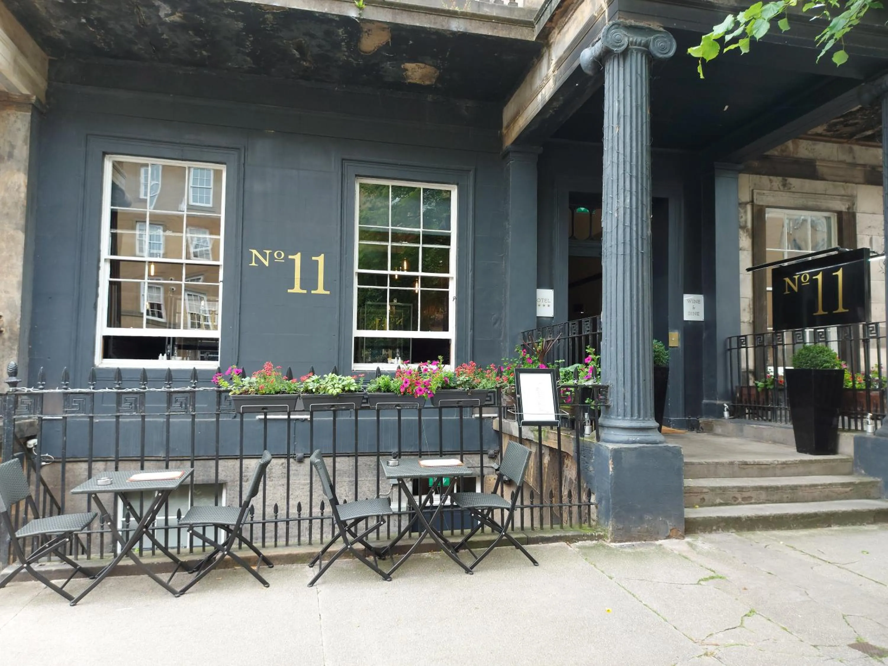 Property building in No11 Boutique Hotel & Brasserie