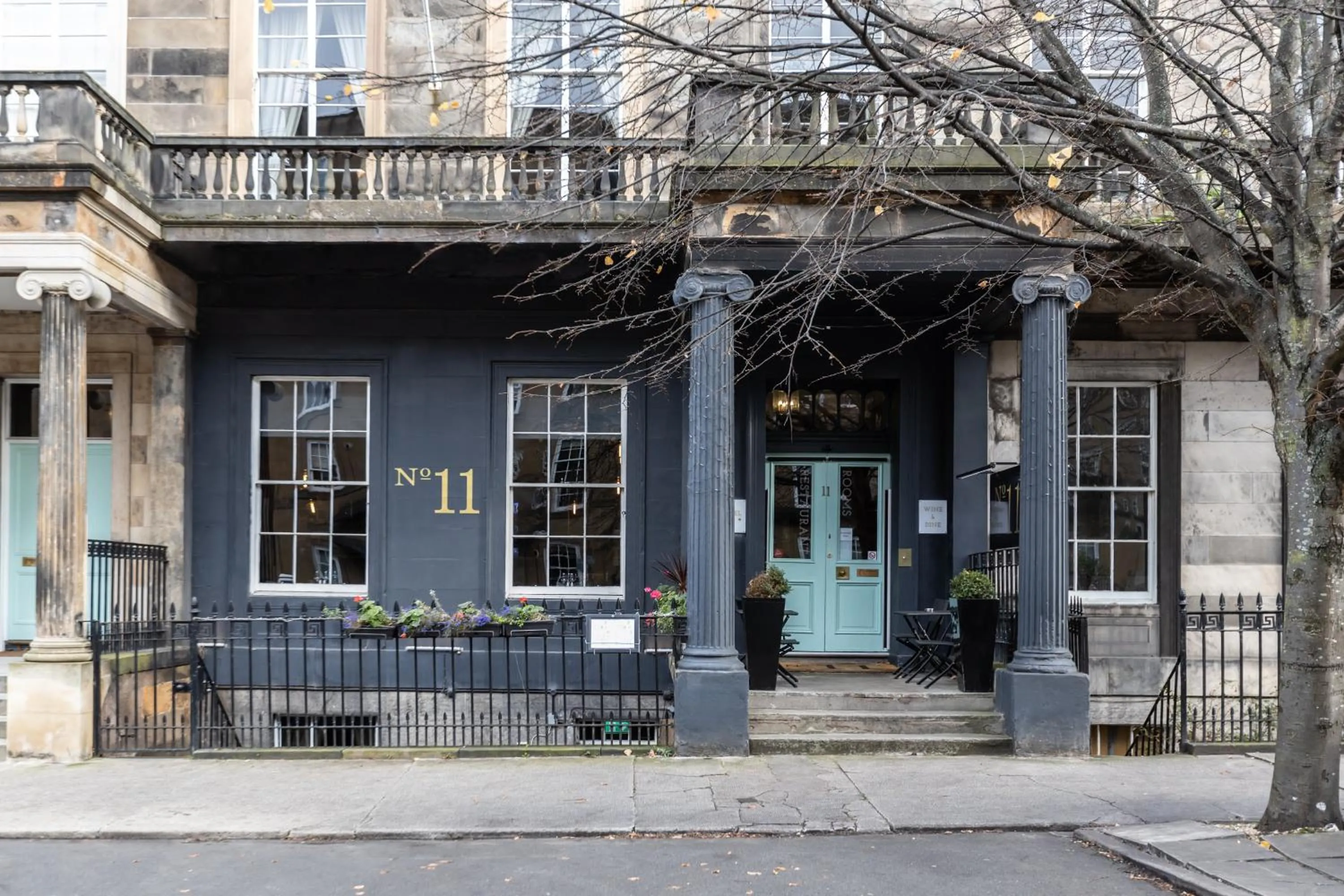 Property building in No11 Boutique Hotel & Brasserie