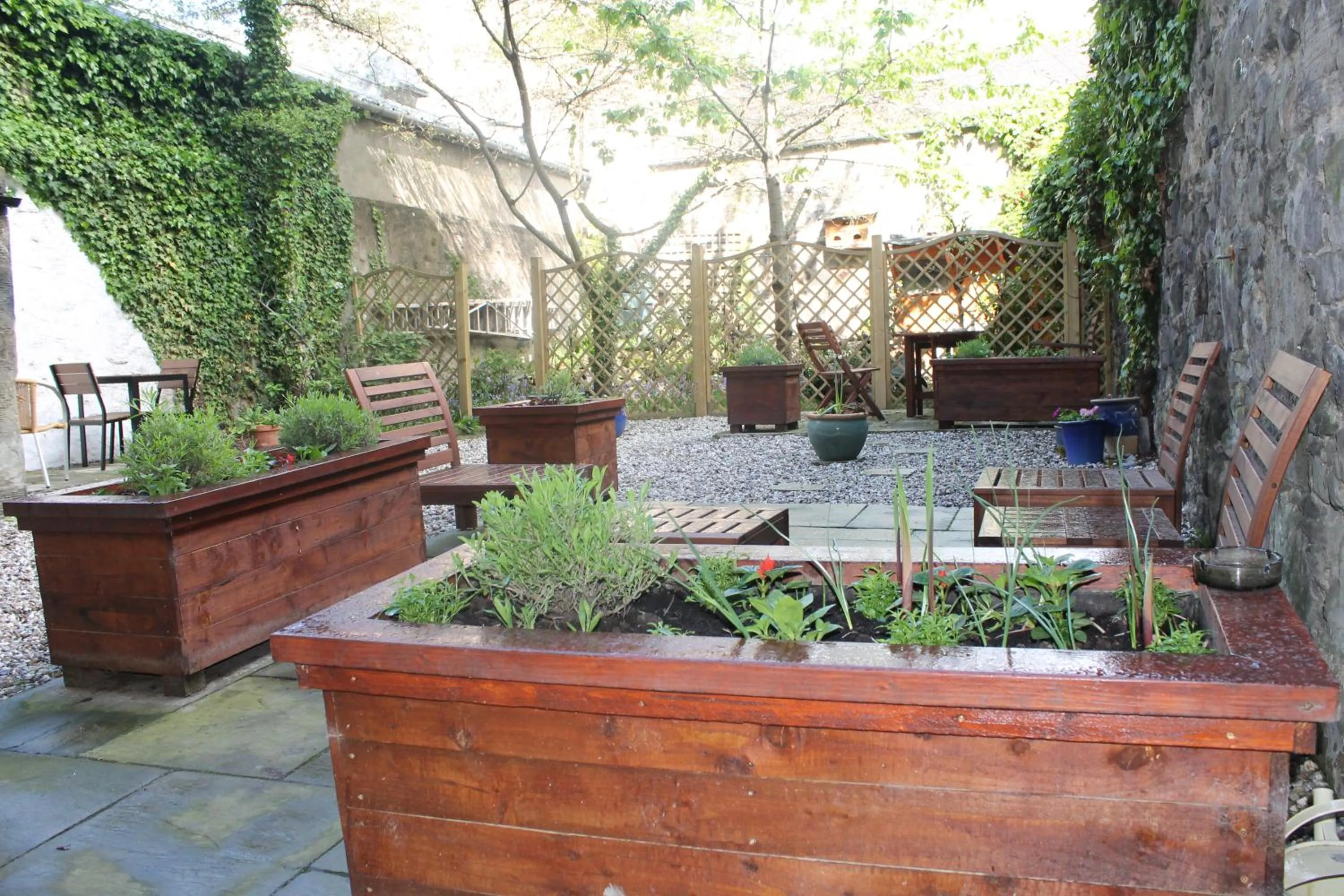 Garden in No11 Boutique Hotel & Brasserie