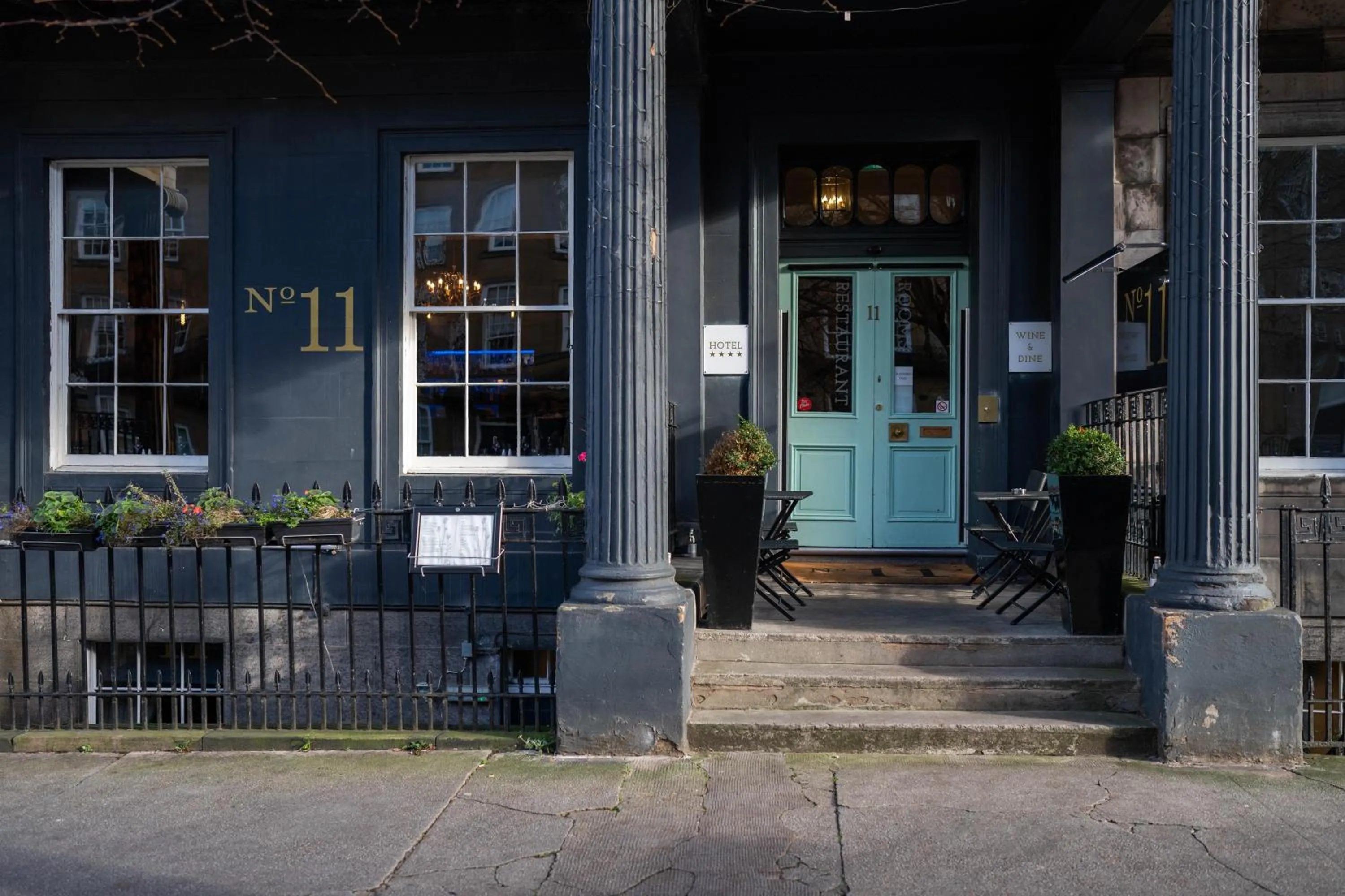 Property building in No11 Boutique Hotel & Brasserie